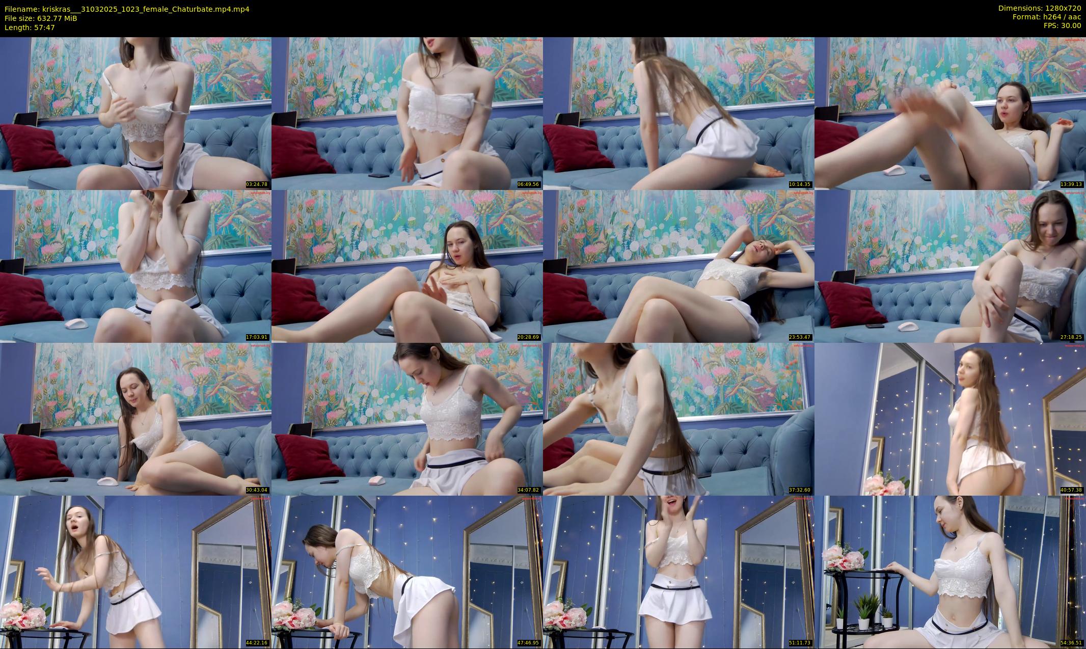 kriskras__ — 58 minute Chaturbate female cam show recording, 720p, Mar 31, 2025