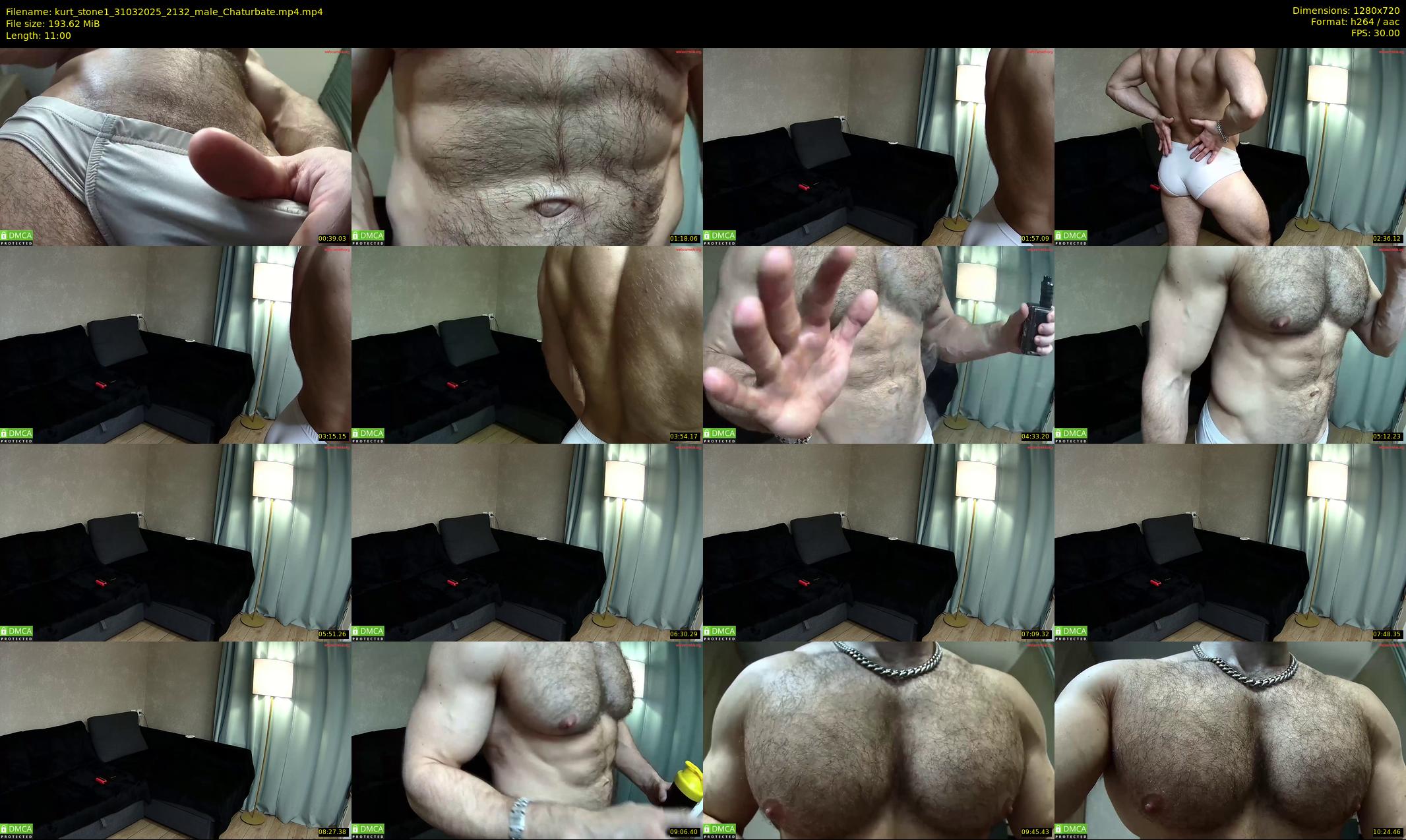 kurt_stone1 — 11 minute Chaturbate male cam show recording, 720p, Mar 31, 2025