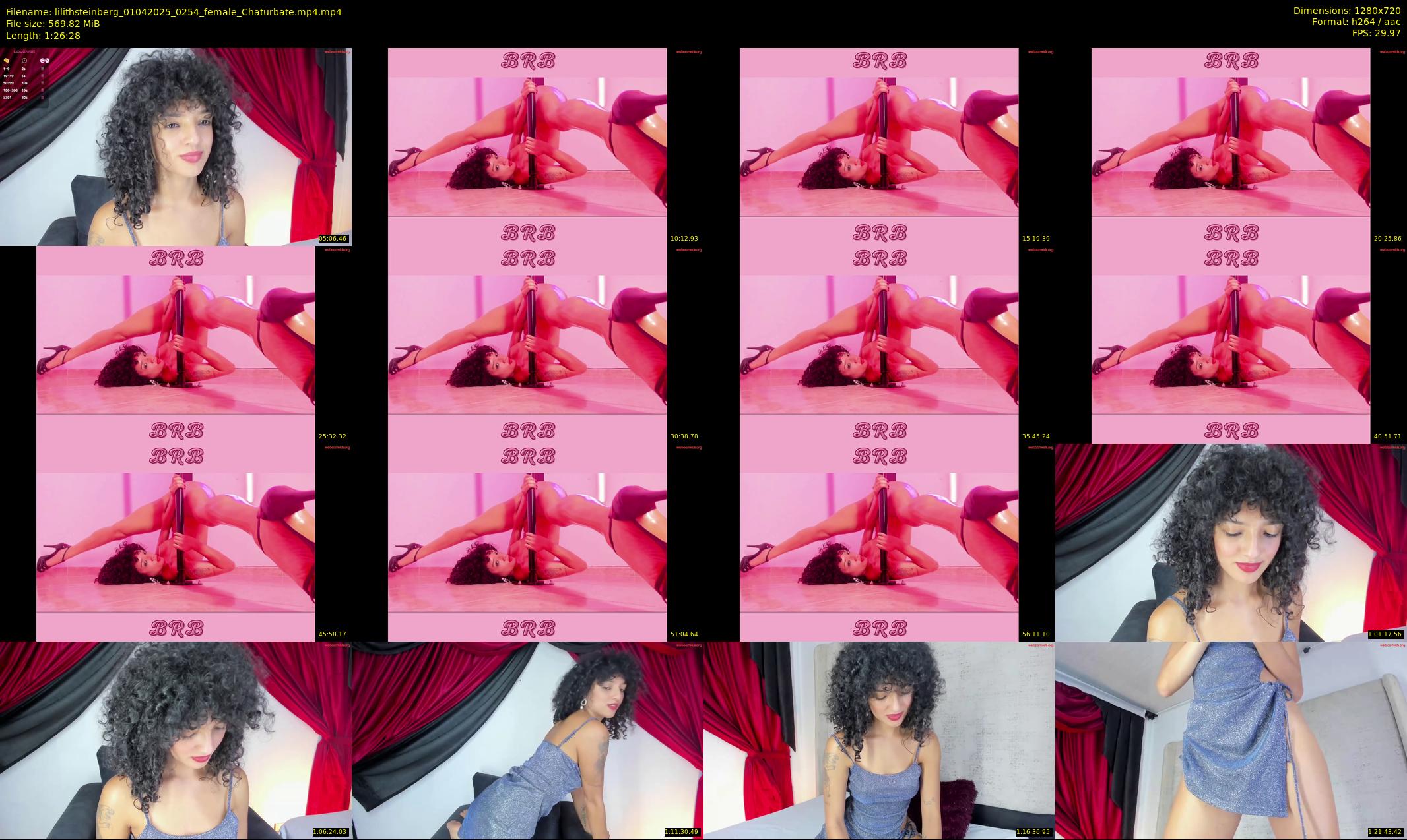 lilithsteinberg — 87 minute Chaturbate female cam show recording, 720p, Apr 1, 2025