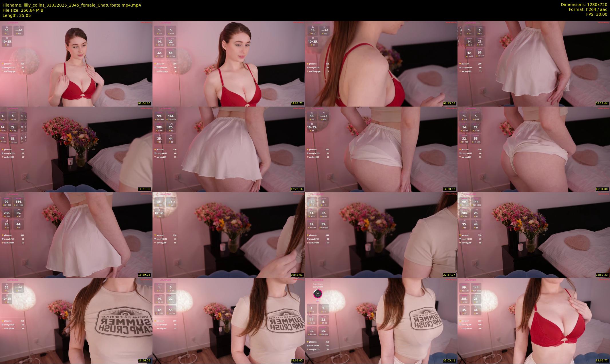 lilly_colins — 36 minute Chaturbate female cam show recording, 720p, Mar 31, 2025