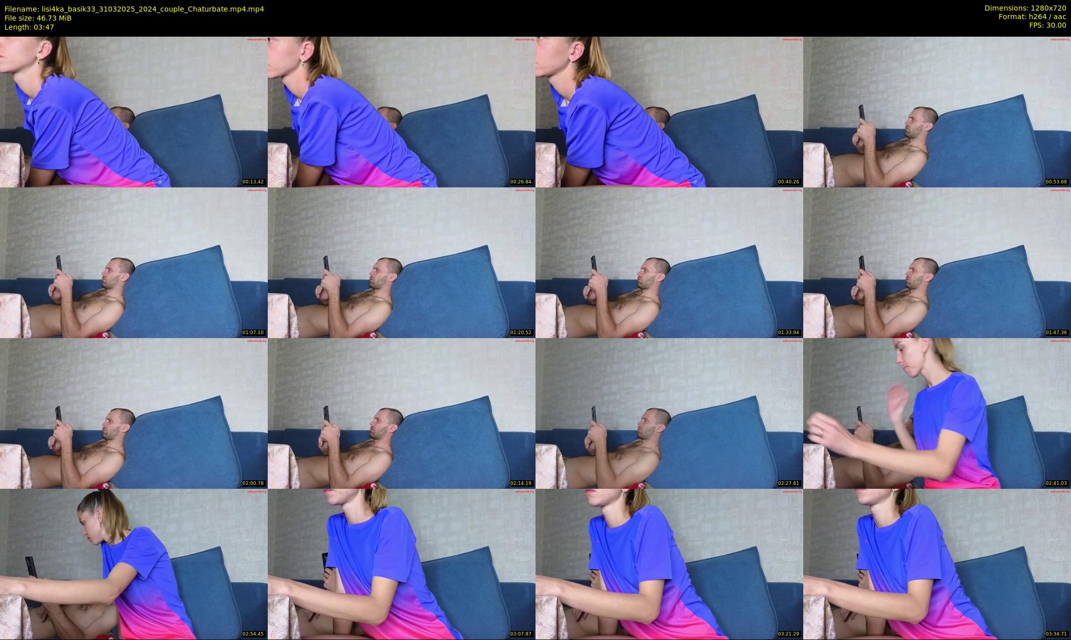 lisi4ka_basik33 — 4 minute Chaturbate couple cam show recording, 720p, Mar 31, 2025