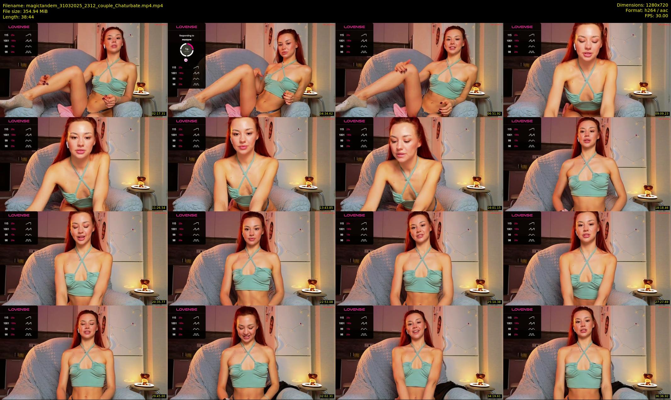 magictandem — 39 minute Chaturbate couple cam show recording, 720p, Mar 31, 2025