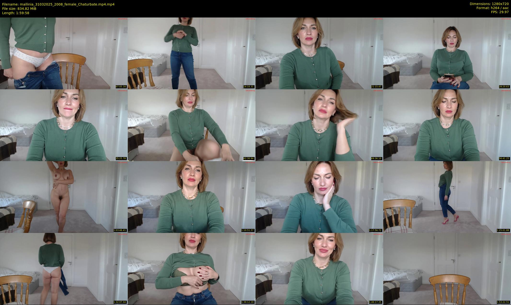 mallinia — 120 minute Chaturbate female cam show recording, 720p, Mar 31, 2025