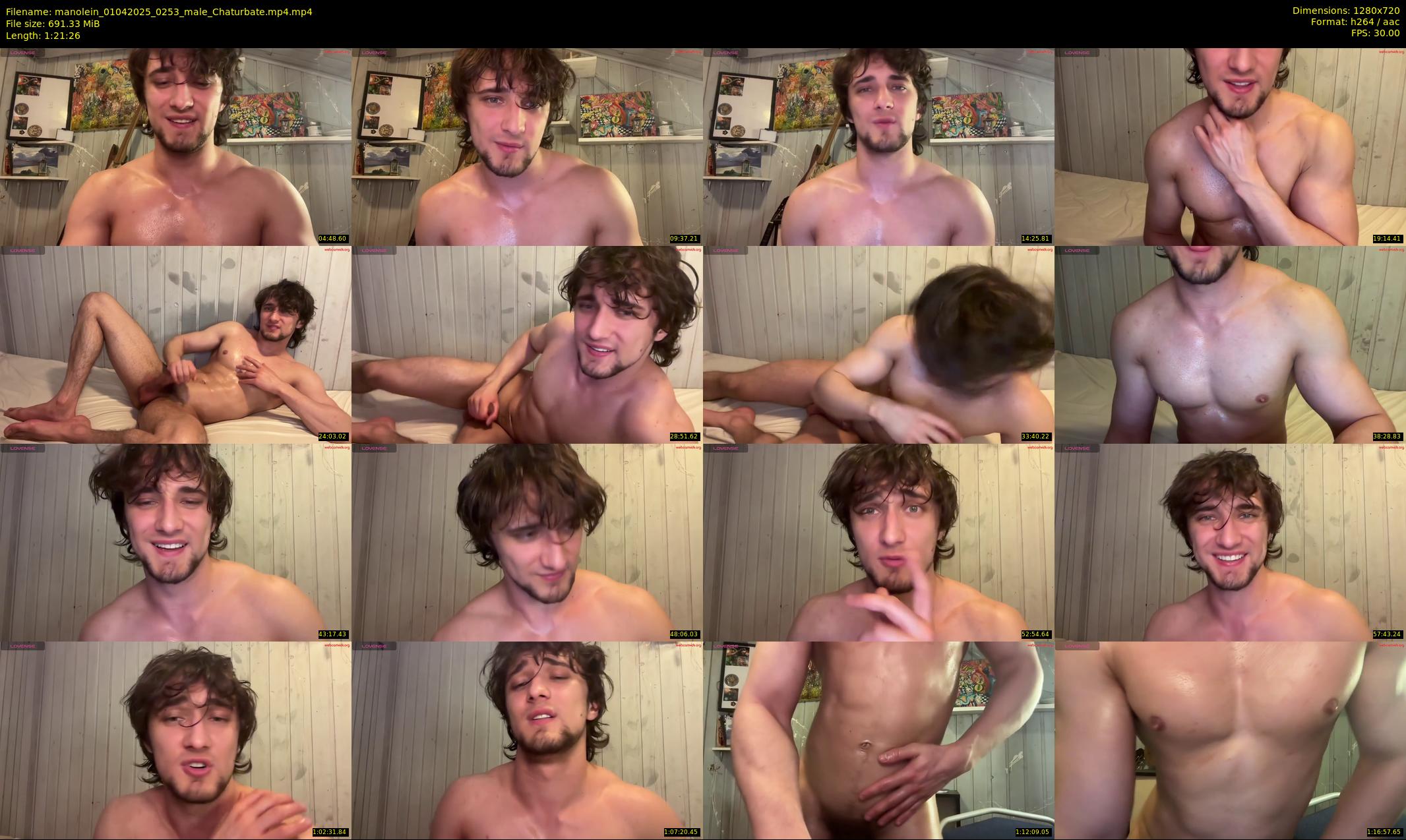 manolein — 82 minute Chaturbate male cam show recording, 720p, Apr 1, 2025