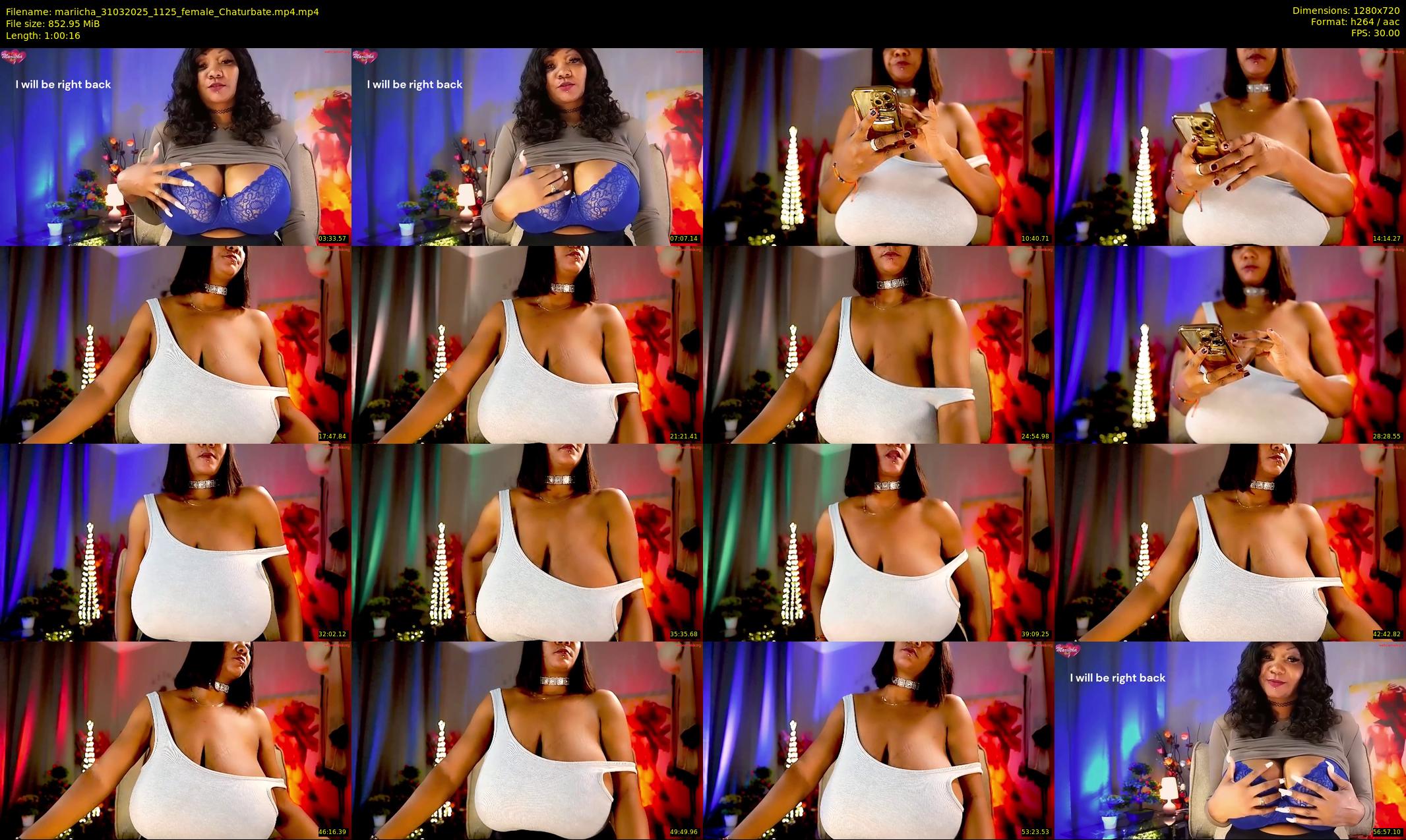 mariicha — 61 minute Chaturbate female cam show recording, 720p, Mar 31, 2025