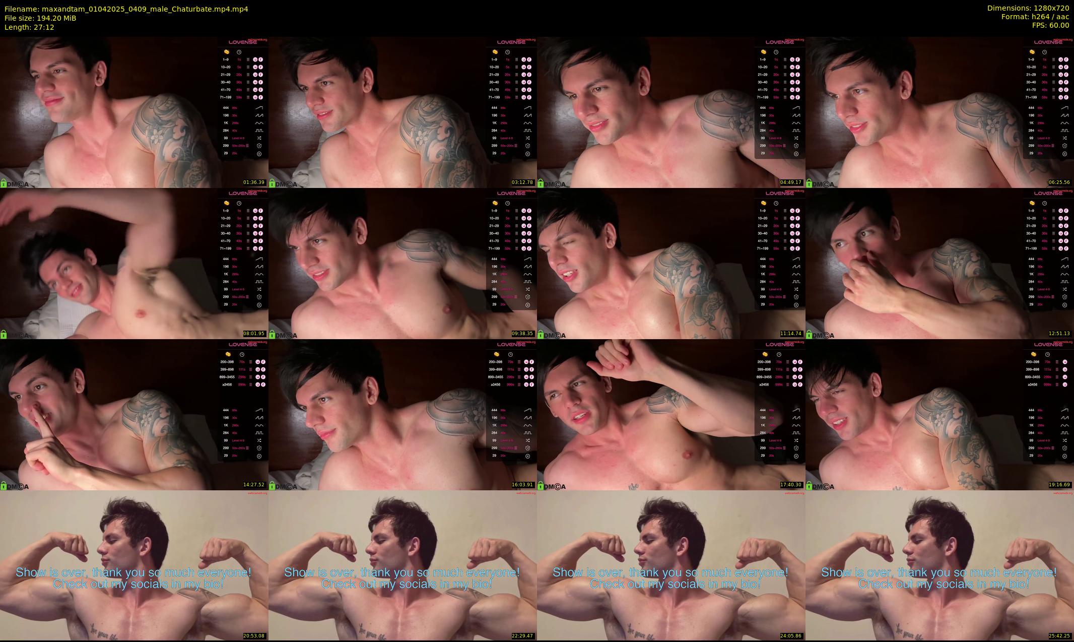 maxandtam — 28 minute Chaturbate couple cam show recording, 720p, Apr 1, 2025