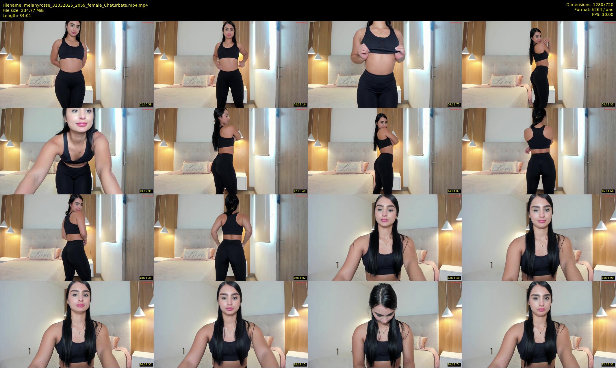 melanyrosse — 35 minute Chaturbate female cam show recording, 720p, Mar 31, 2025