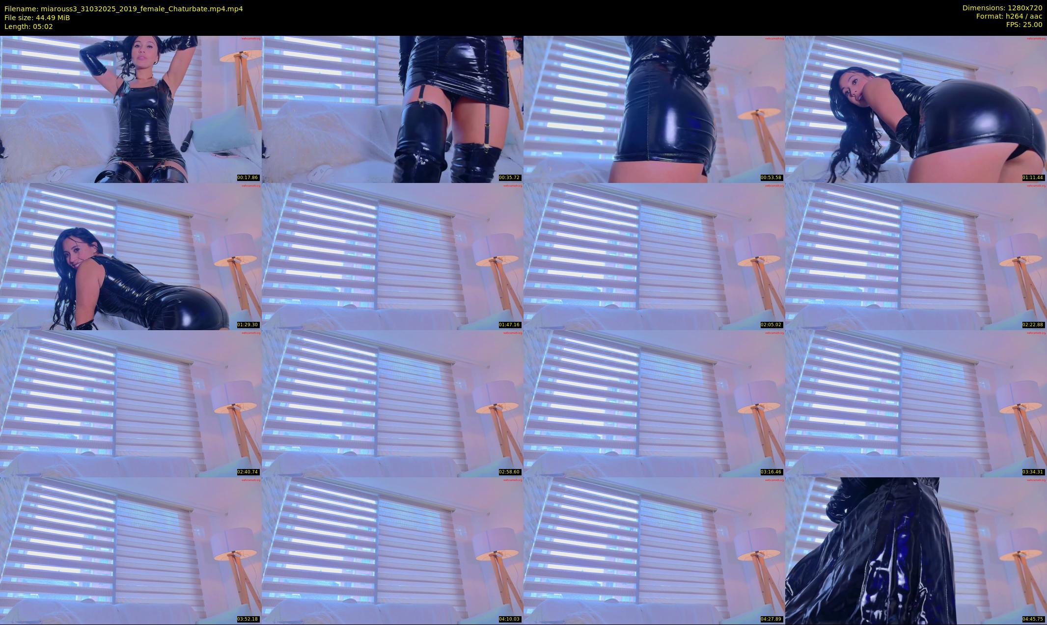 miarouss3 — 6 minute Chaturbate female cam show recording, 720p, Mar 31, 2025