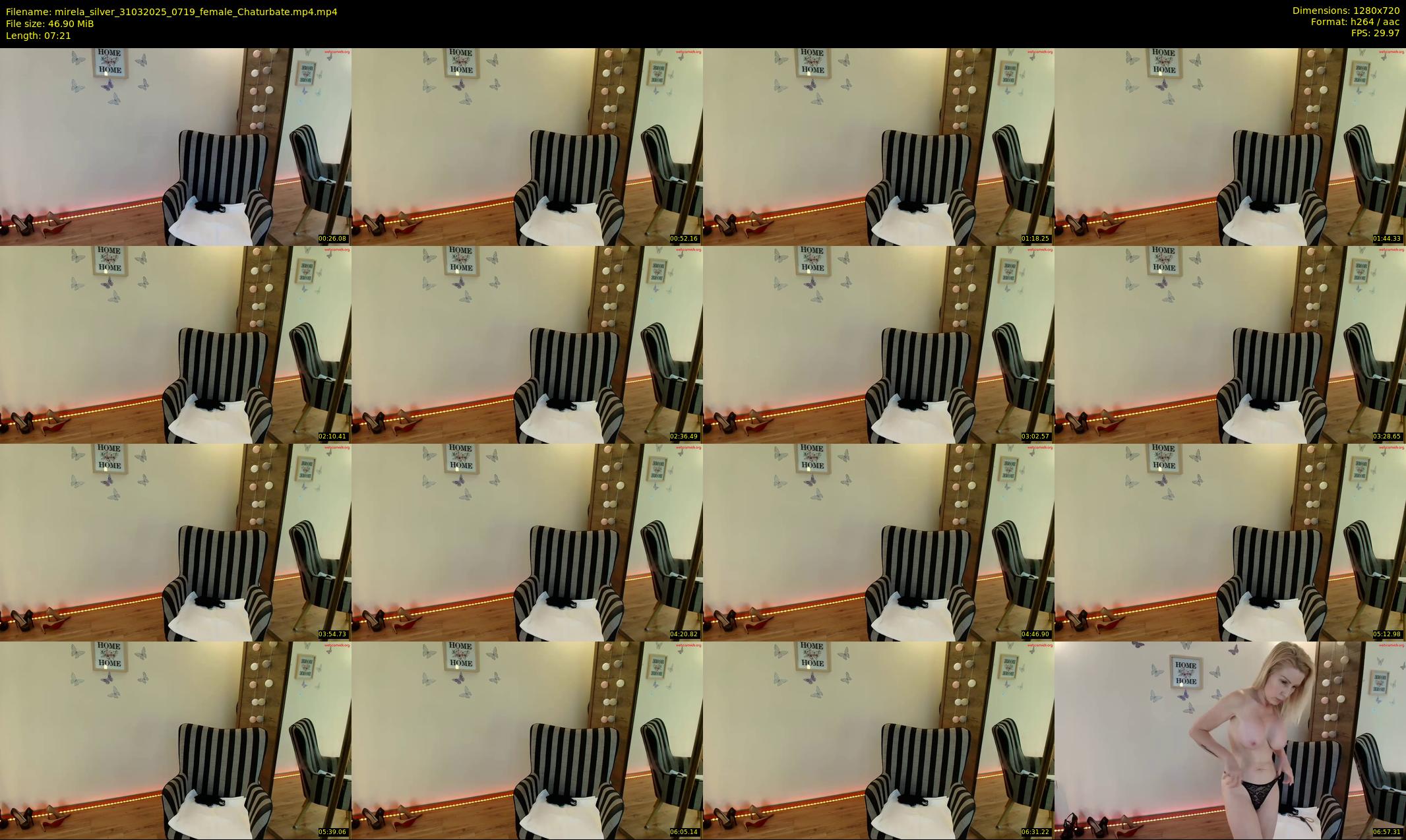 mirela_silver — 8 minute Chaturbate female cam show recording, 720p, Mar 31, 2025