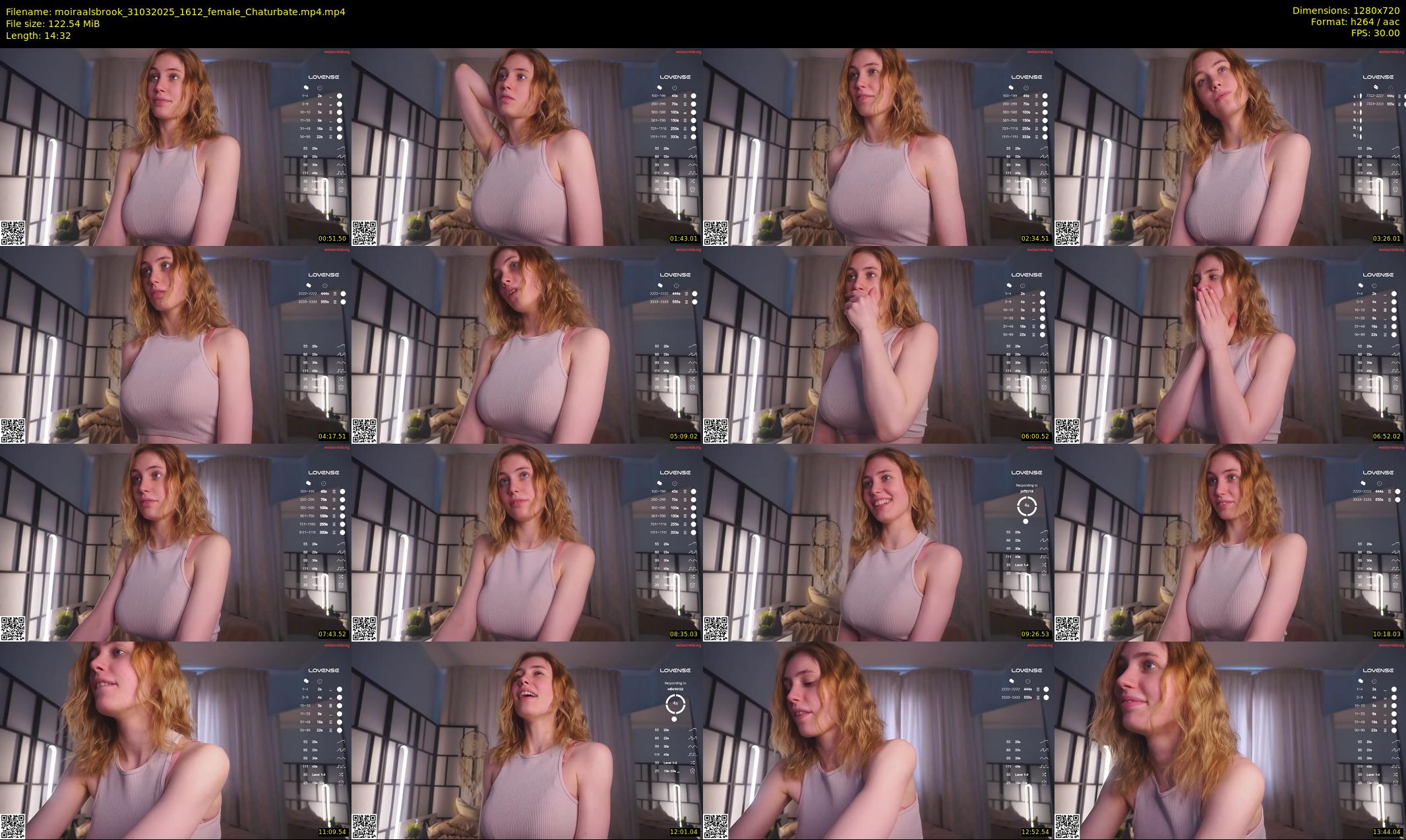 moiraalsbrook — 15 minute Chaturbate female cam show recording, 720p, Mar 31, 2025