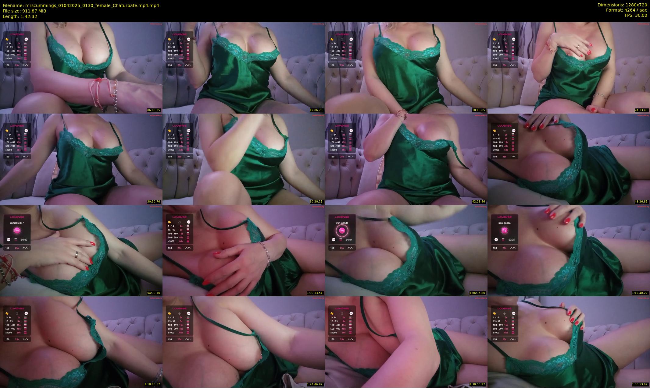 mrscummings — 103 minute Chaturbate female cam show recording, 720p, Apr 1, 2025
