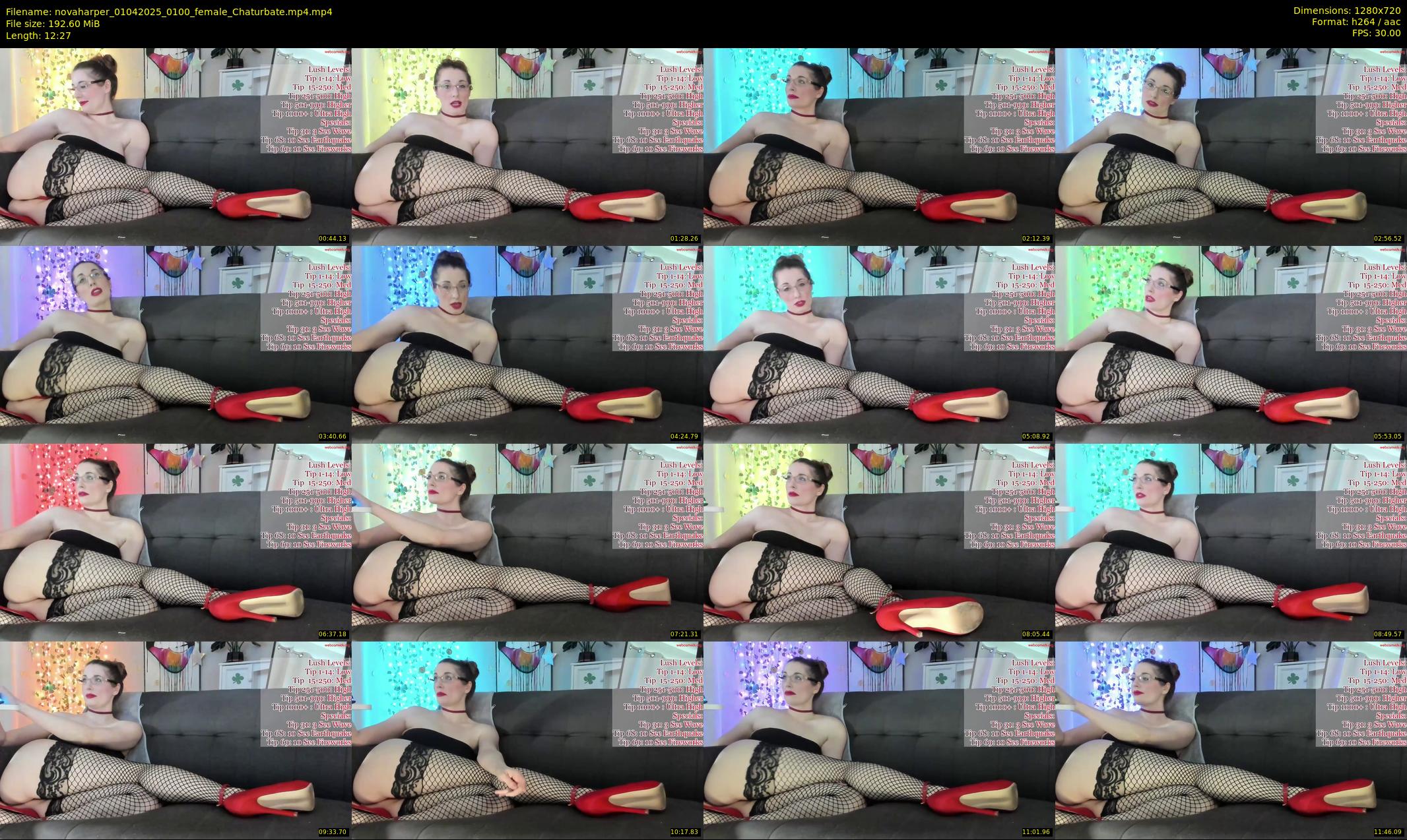 novaharper — 13 minute Chaturbate female cam show recording, 720p, Apr 1, 2025