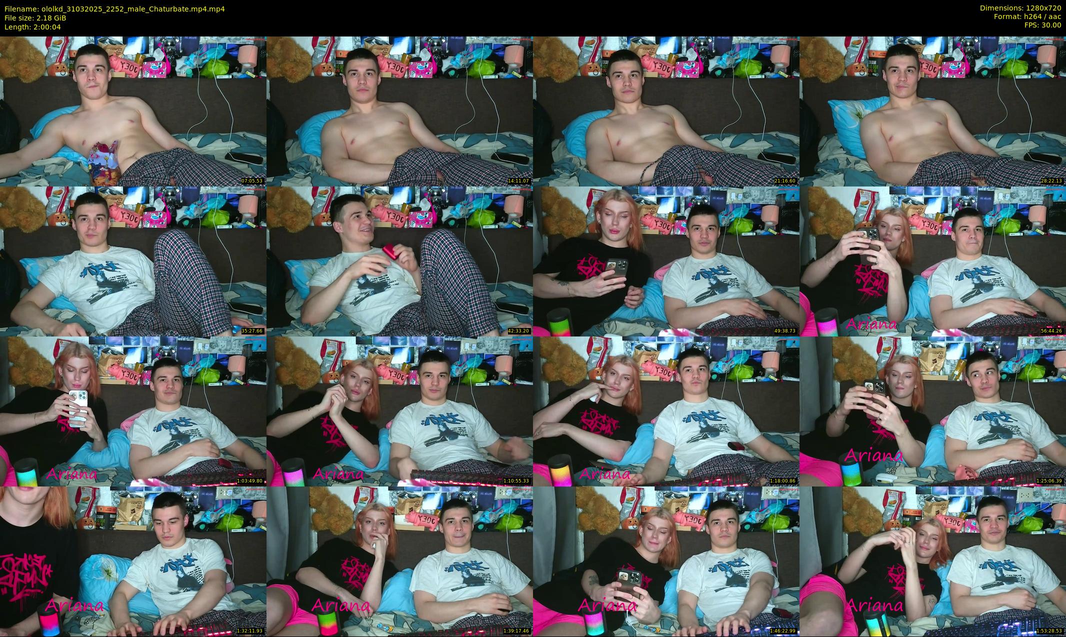 ololkd — 121 minute Chaturbate male cam show recording, 720p, Mar 31, 2025