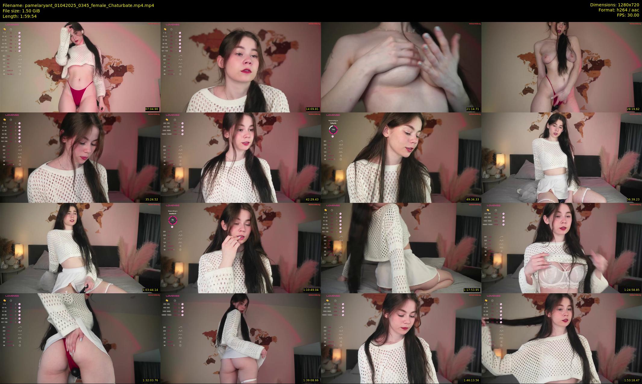 pamelaryant — 120 minute Chaturbate female cam show recording, 720p, Apr 1, 2025