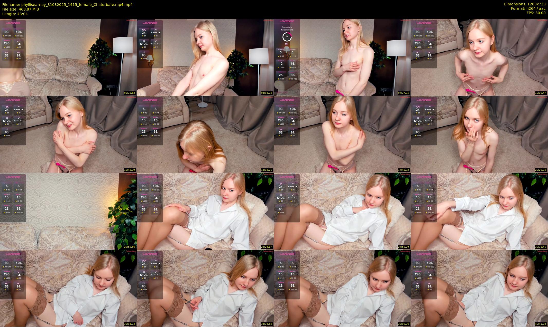 phyllisearney — 44 minute Chaturbate female cam show recording, 720p, Mar 31, 2025