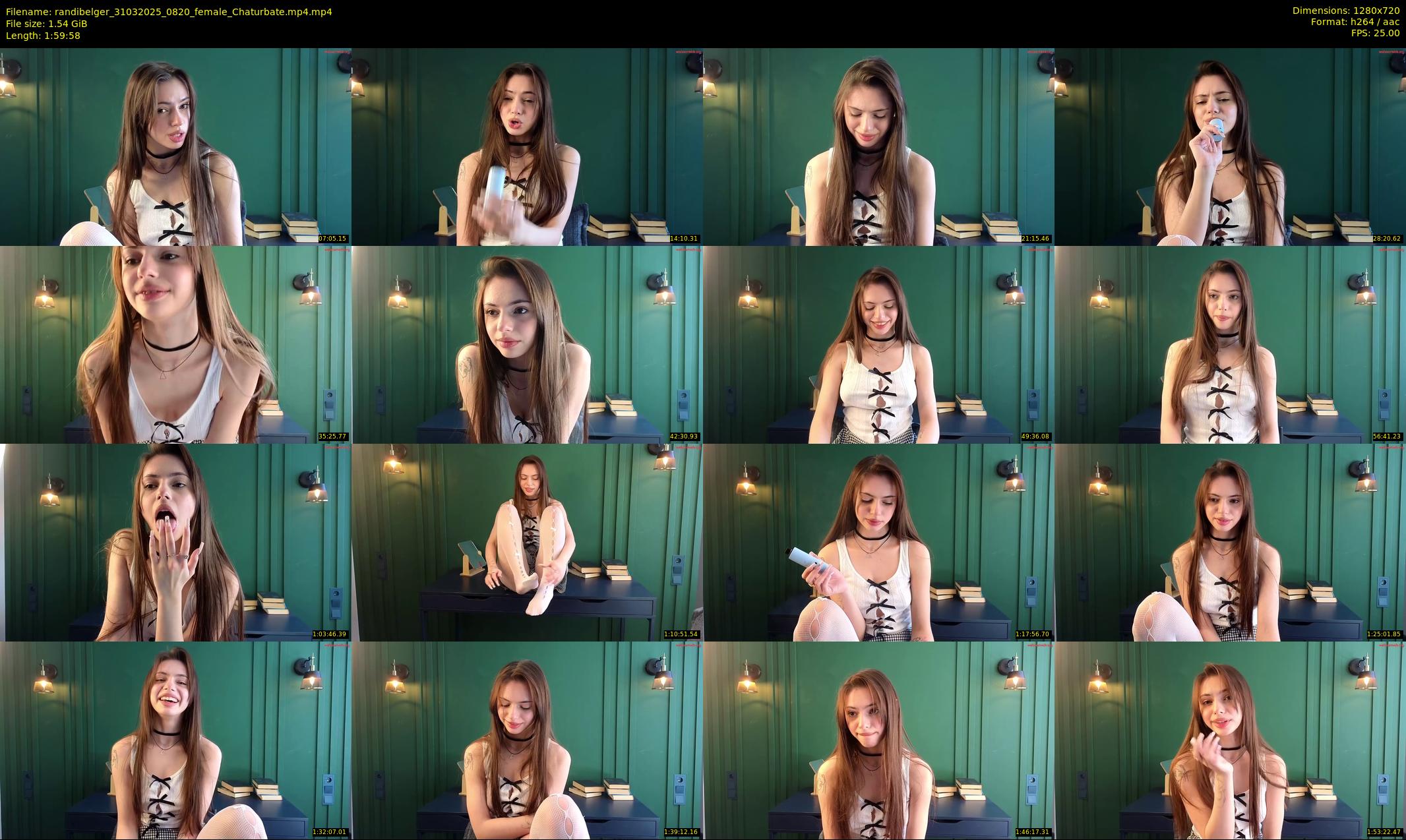 randibelger — 120 minute Chaturbate female cam show recording, 720p, Mar 31, 2025