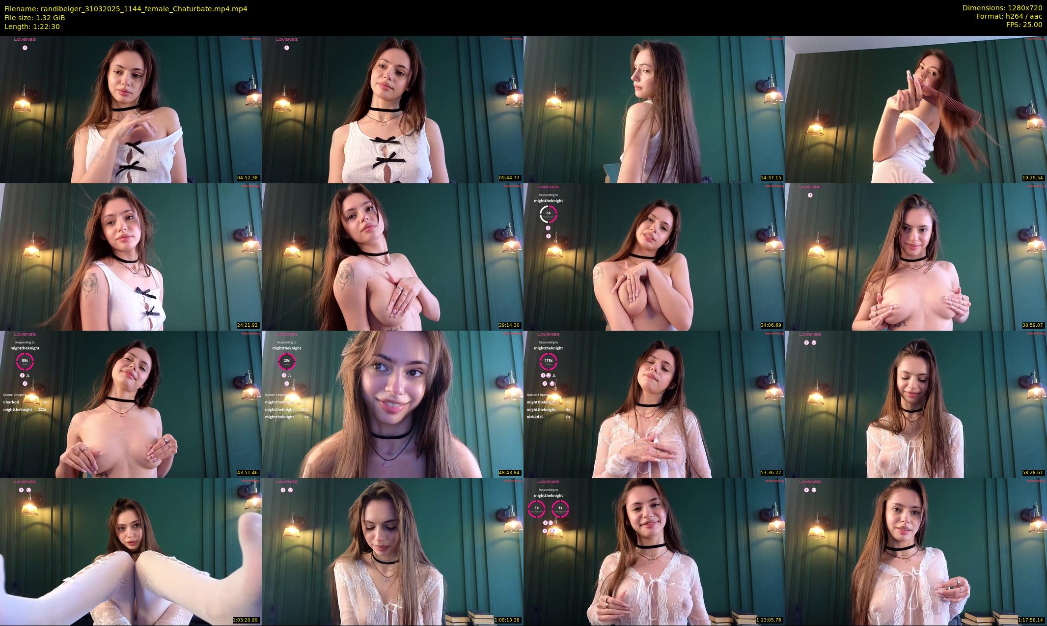 randibelger — 83 minute Chaturbate female cam show recording, 720p, Mar 31, 2025