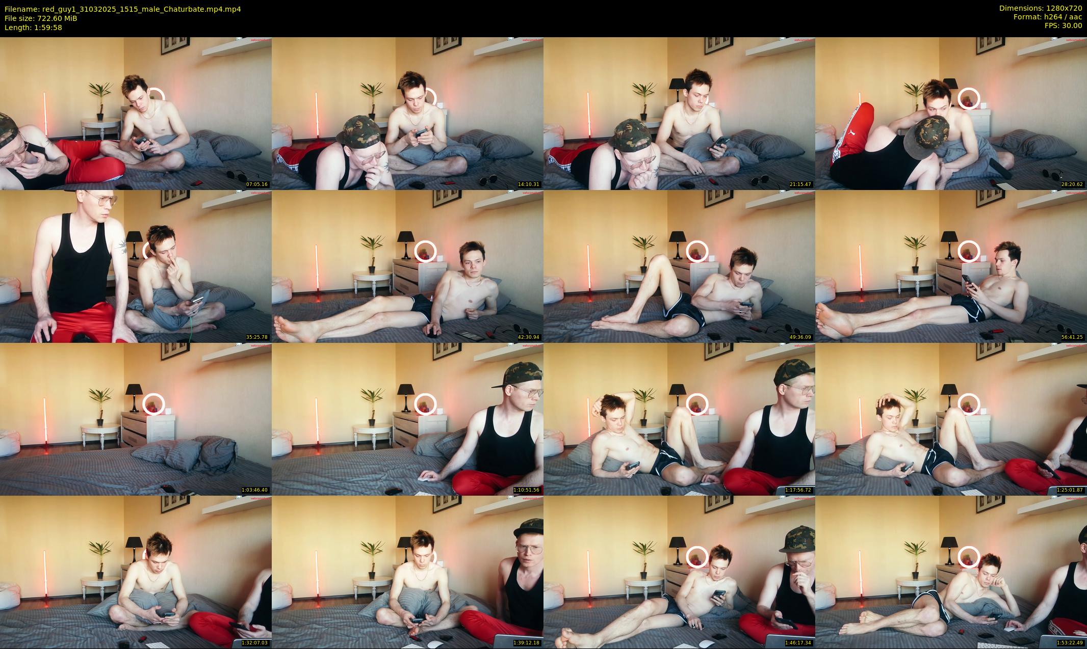 red_guy1 — 120 minute Chaturbate male cam show recording, 720p, Mar 31, 2025