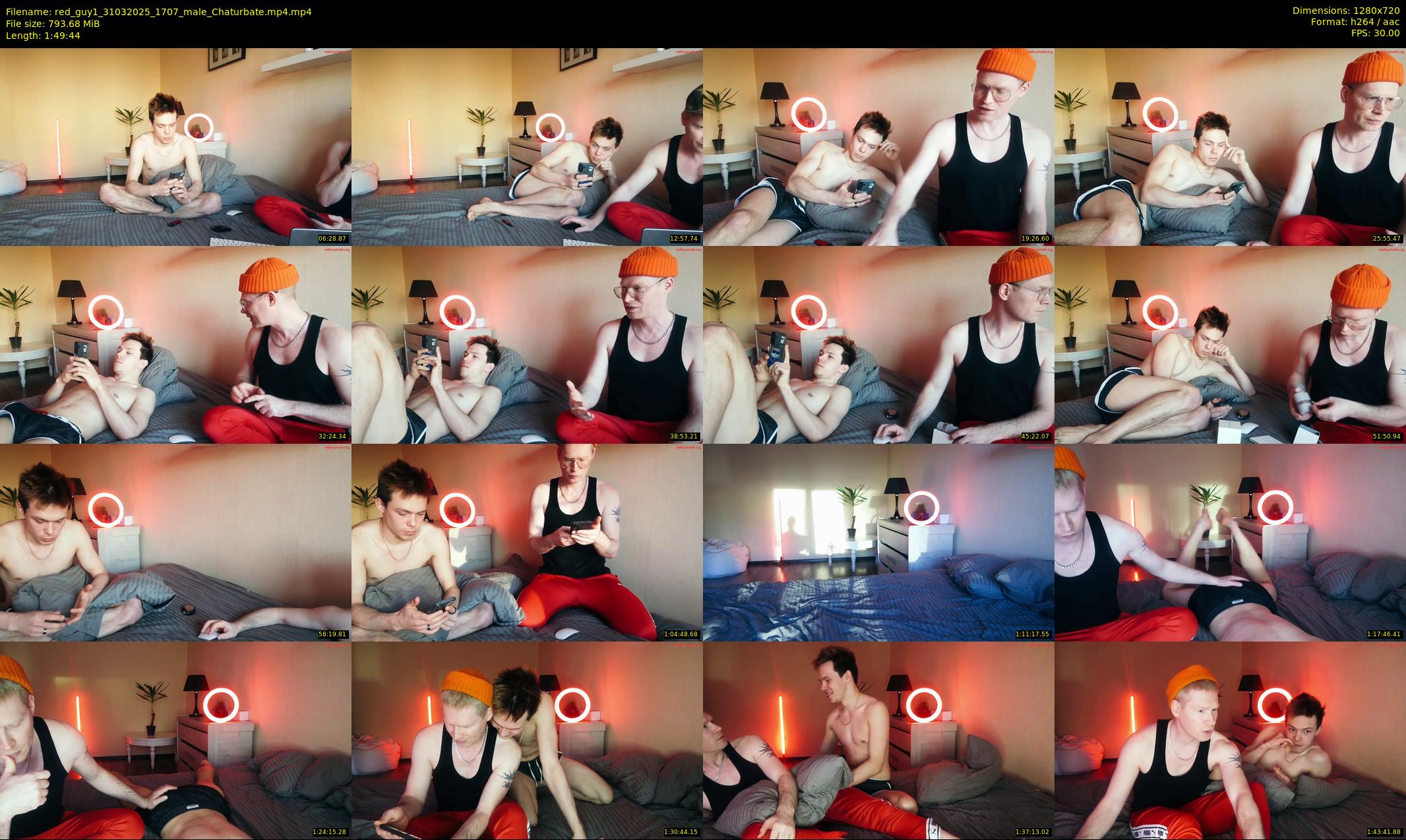 red_guy1 — 110 minute Chaturbate male cam show recording, 720p, Mar 31, 2025