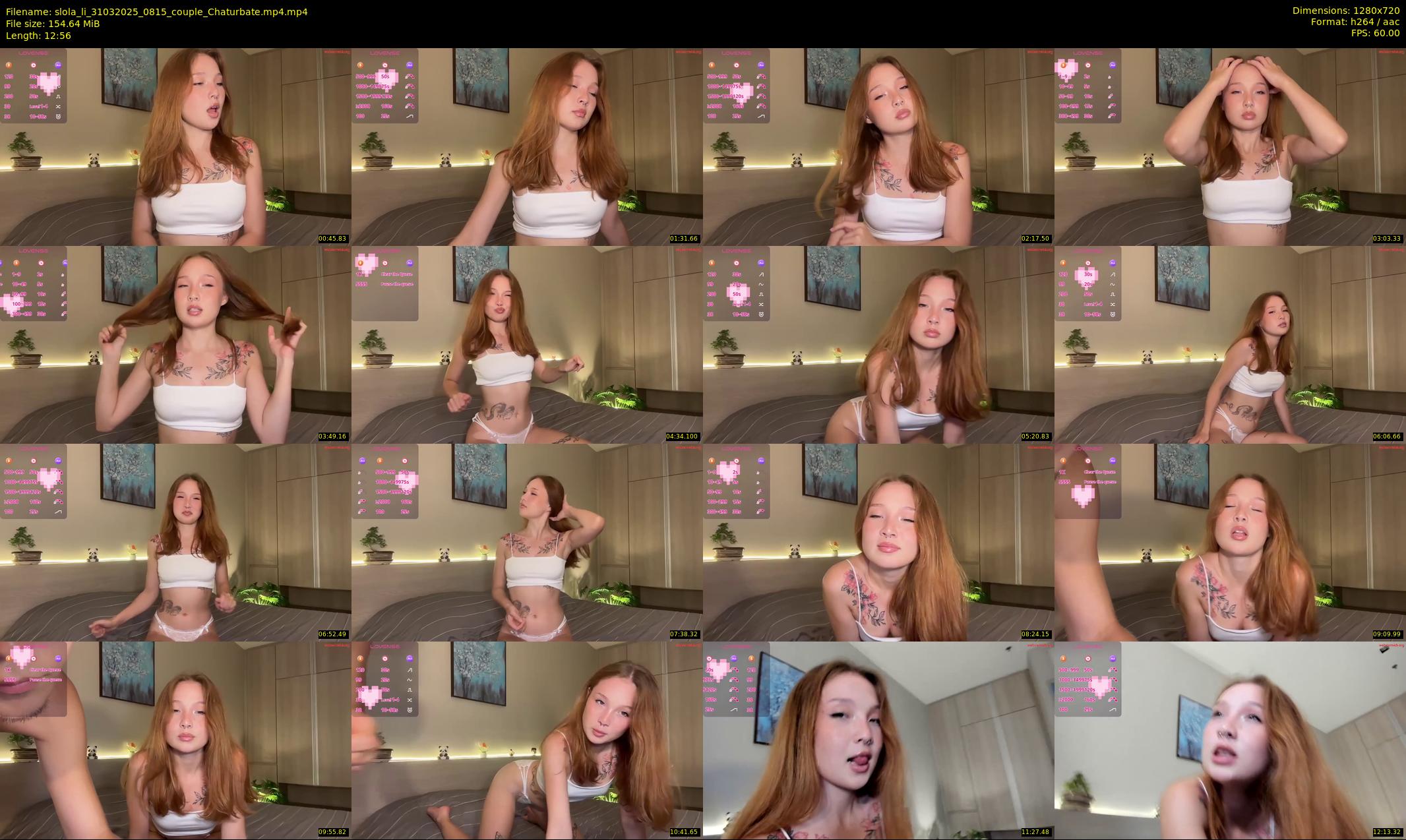 slola_li — 13 minute Chaturbate couple cam show recording, 720p, Mar 31, 2025
