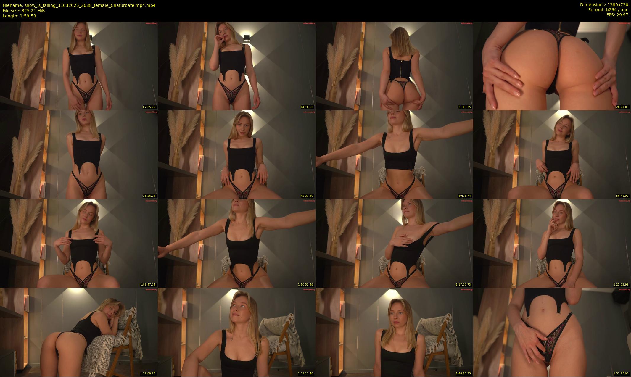 snow_is_falling — 120 minute Chaturbate female cam show recording, 720p, Mar 31, 2025