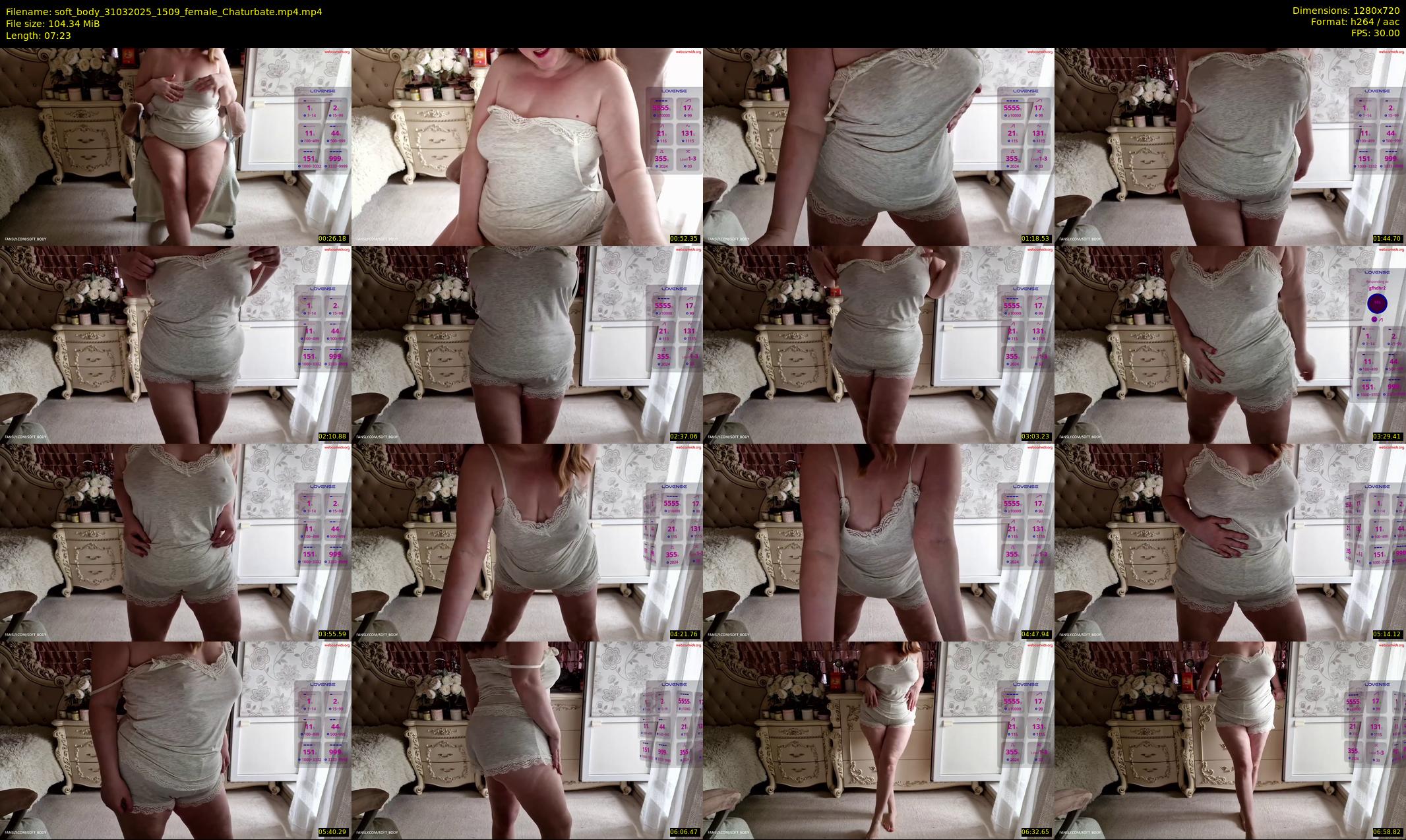 soft_body — 8 minute Chaturbate female cam show recording, 720p, Mar 31, 2025