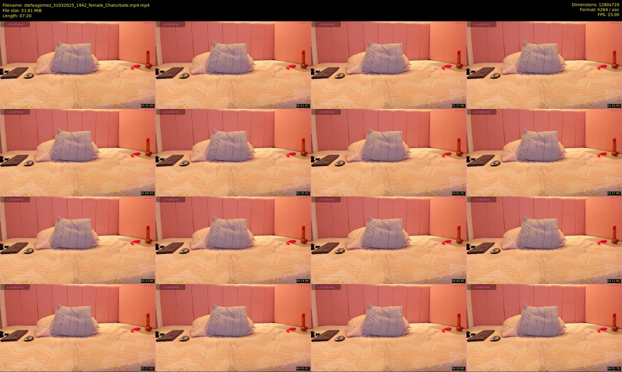 stefaagomez — 8 minute Chaturbate female cam show recording, 720p, Mar 31, 2025