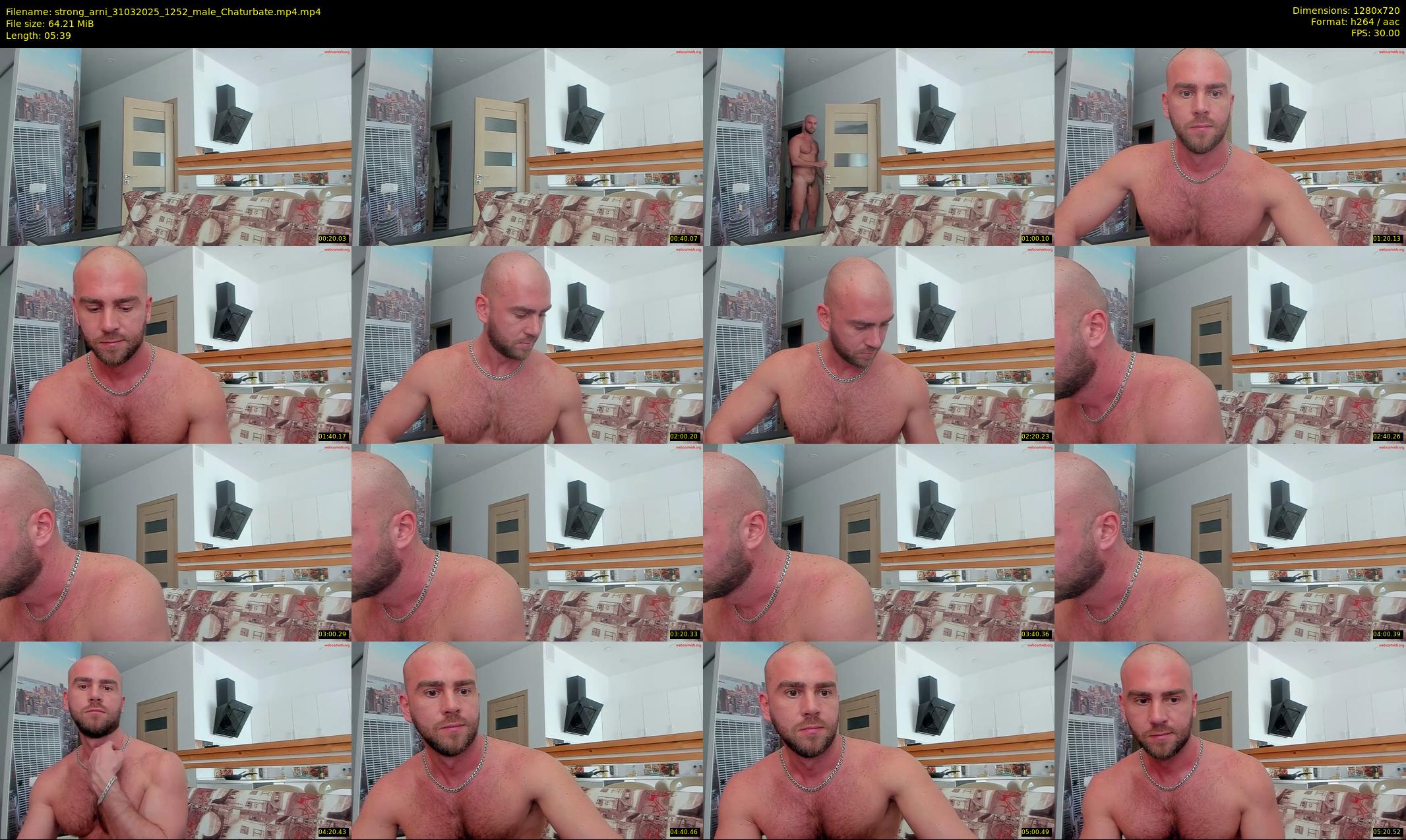 strong_arni — 6 minute Chaturbate male cam show recording, 720p, Mar 31, 2025