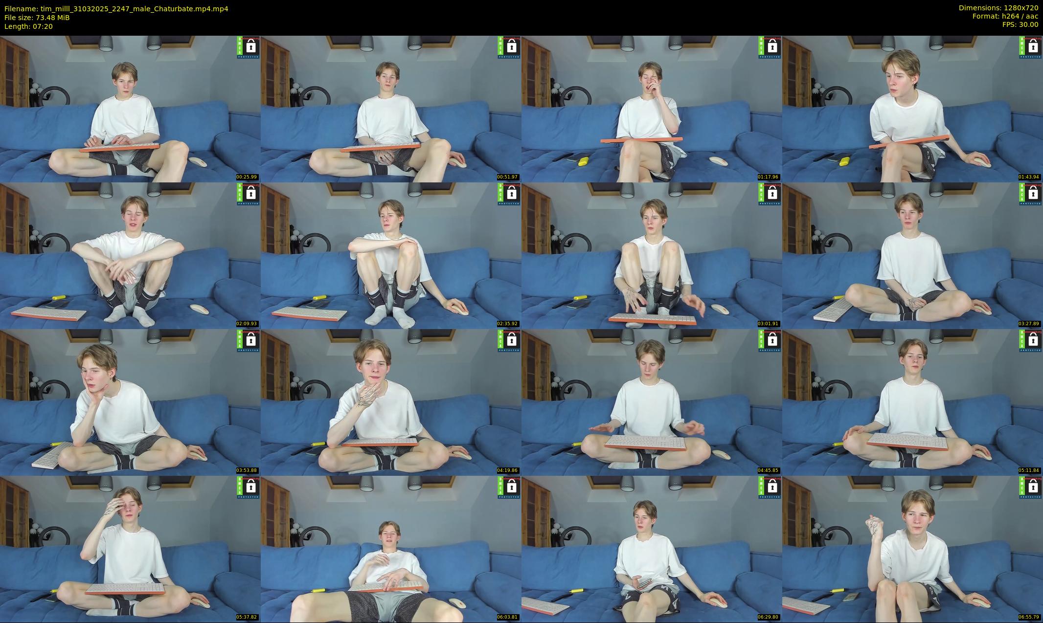 tim_milll — 8 minute Chaturbate male cam show recording, 720p, Mar 31, 2025