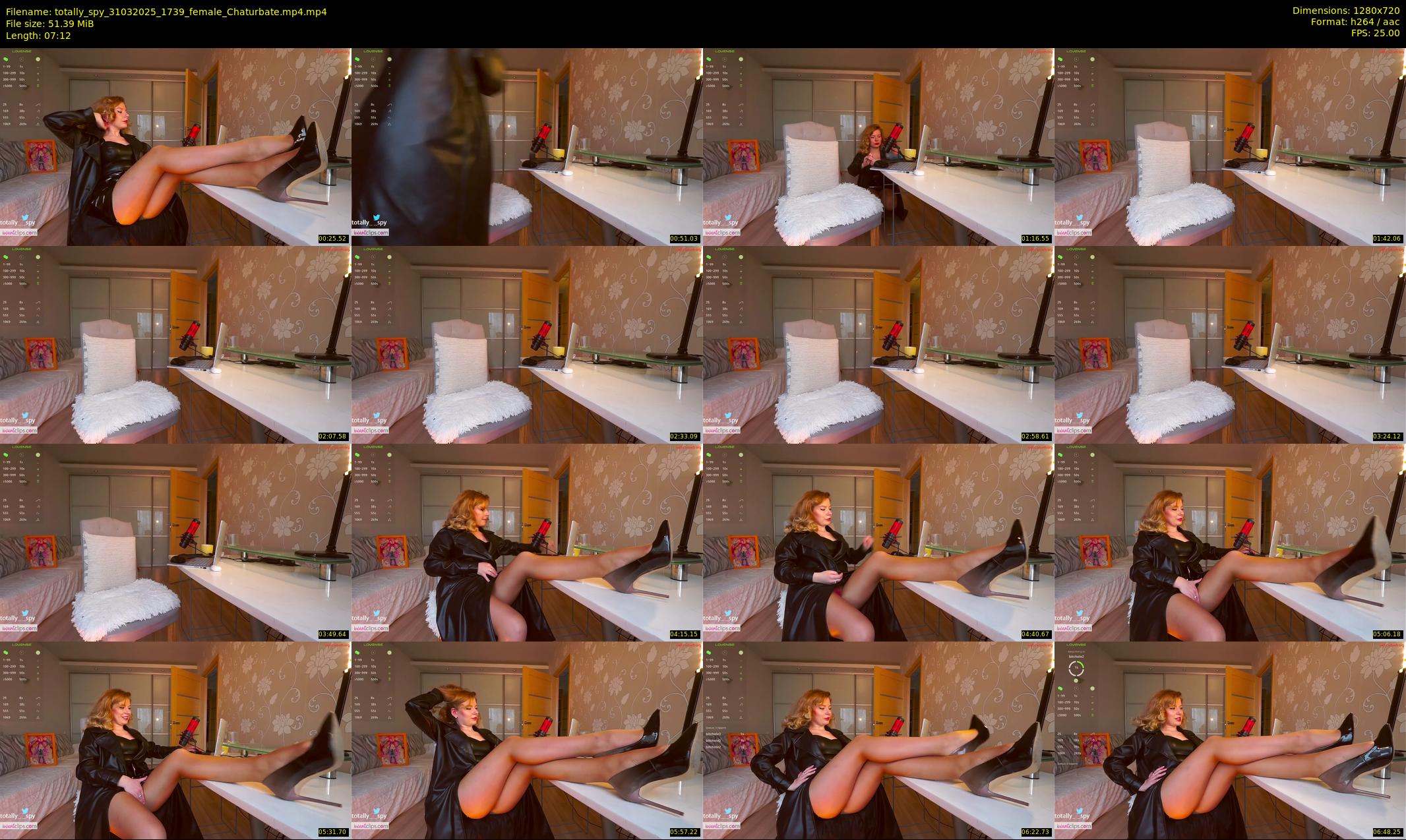 totally_spy — 8 minute Chaturbate female cam show recording, 720p, Mar 31, 2025
