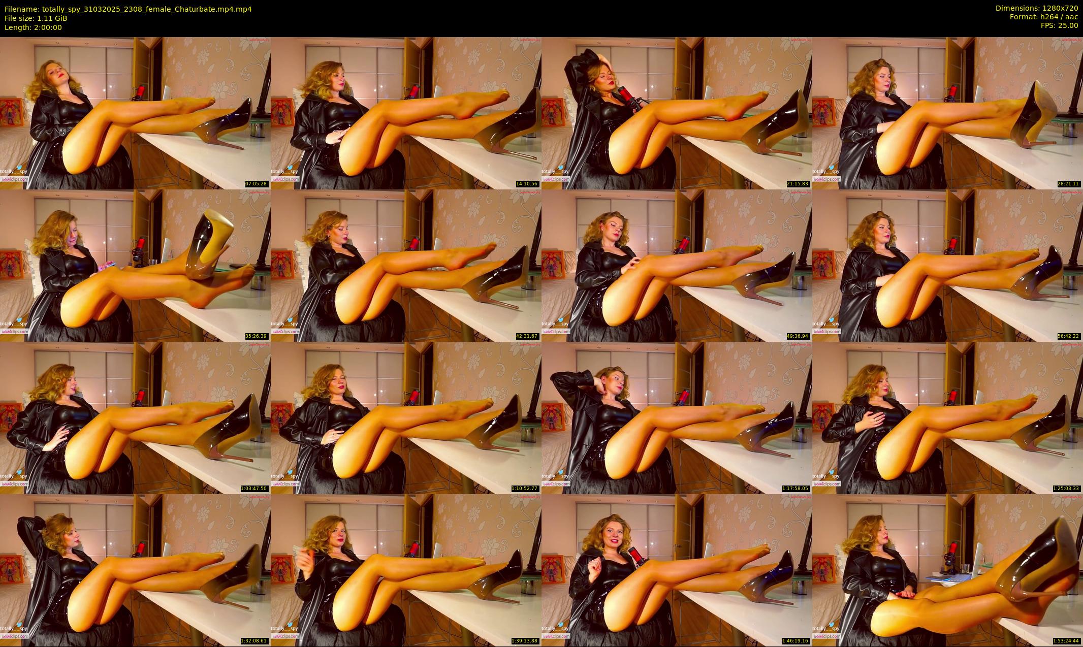 totally_spy — 120 minute Chaturbate female cam show recording, 720p, Mar 31, 2025