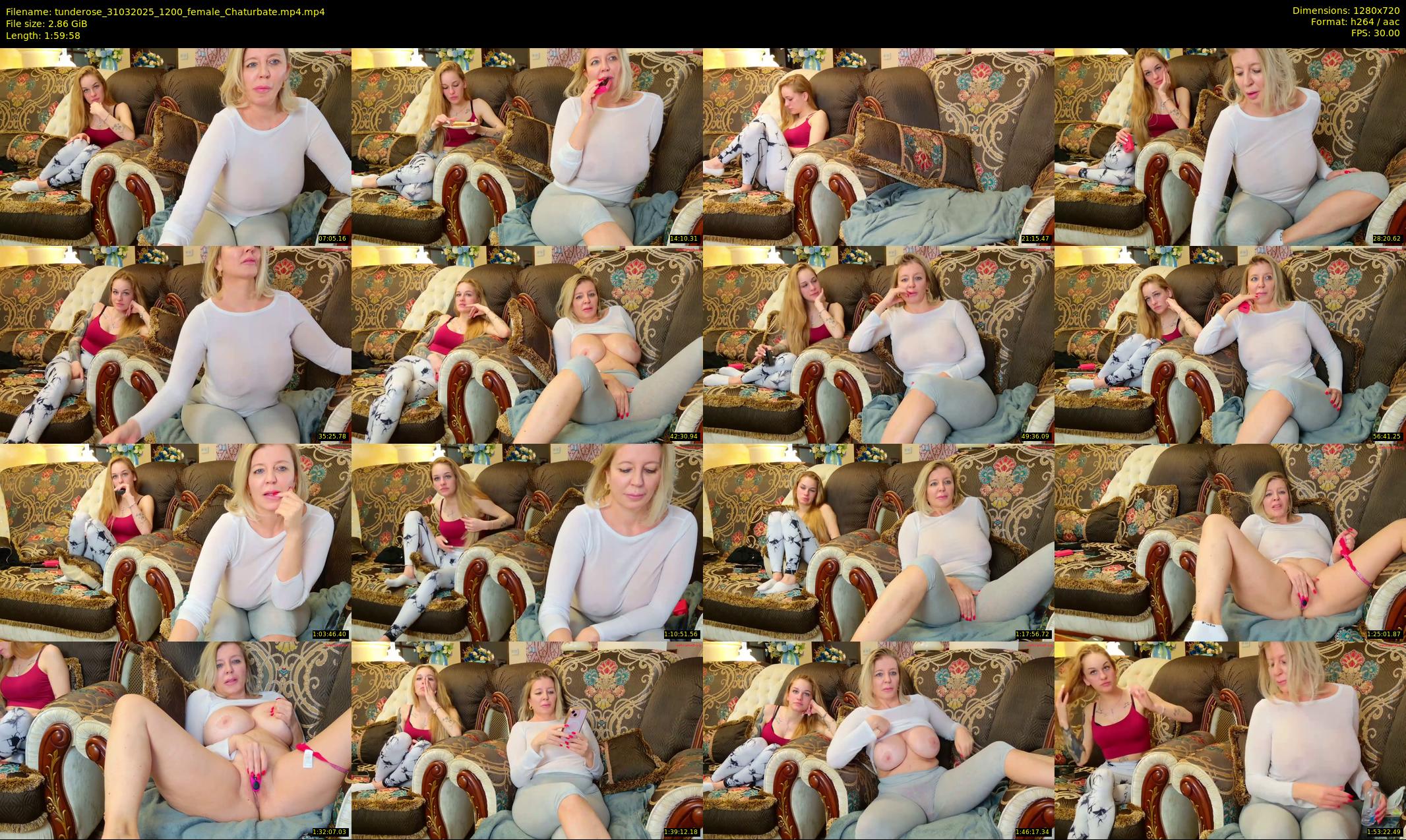 tunderose — 120 minute Chaturbate female cam show recording, 720p, Mar 31, 2025