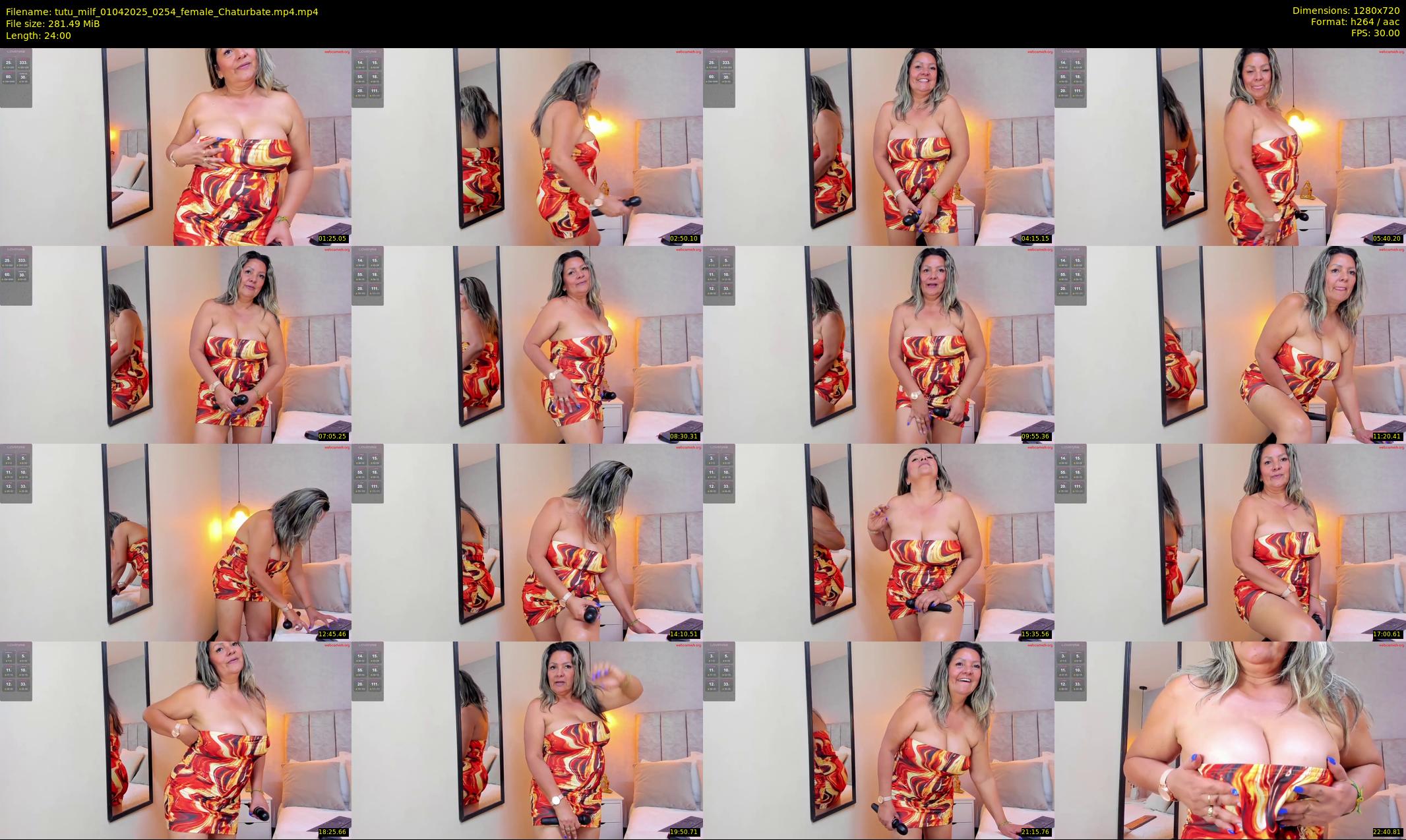 tutu_milf — 24 minute Chaturbate female cam show recording, 720p, Apr 1, 2025