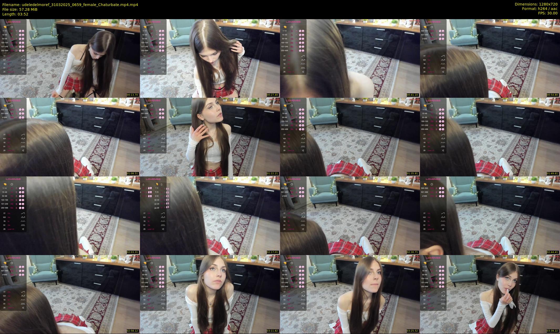 udeledelmoref — 4 minute Chaturbate female cam show recording, 720p, Mar 31, 2025
