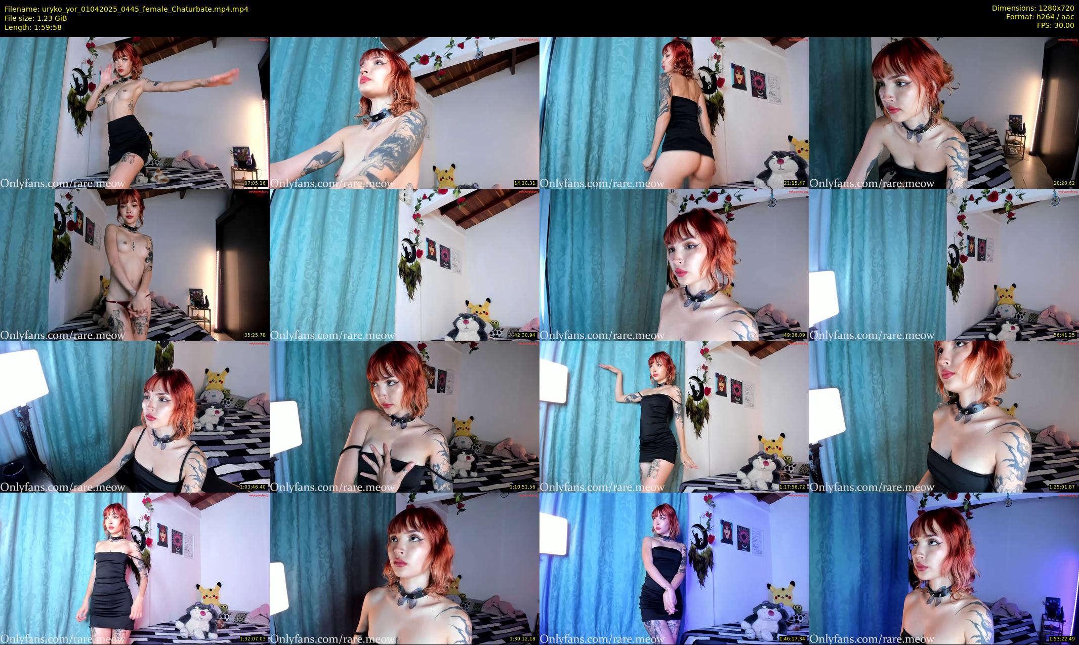 uryko_yor — 120 minute Chaturbate female cam show recording, 720p, Apr 1, 2025