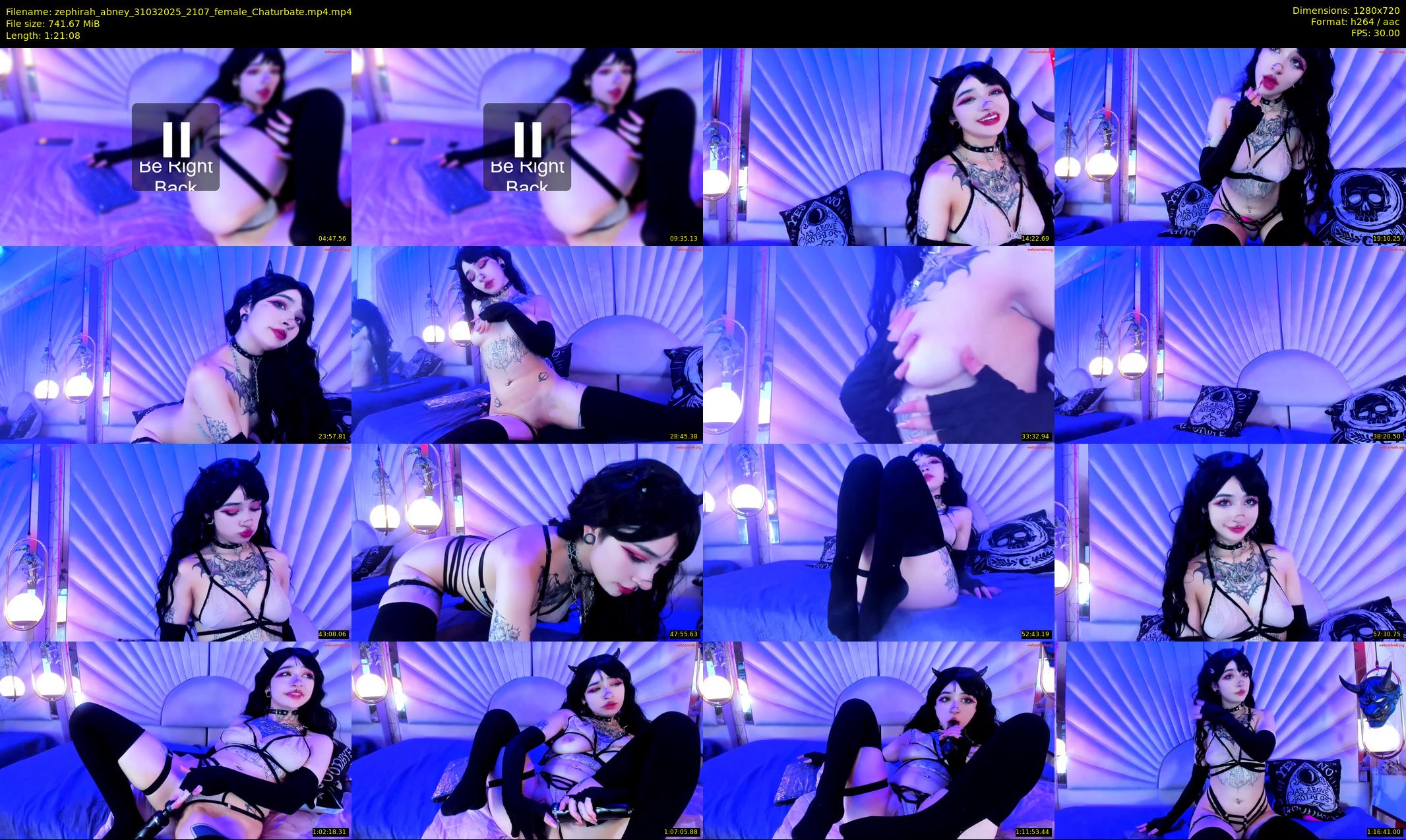 zephirah_abney — 82 minute Chaturbate female cam show recording, 720p, Mar 31, 2025