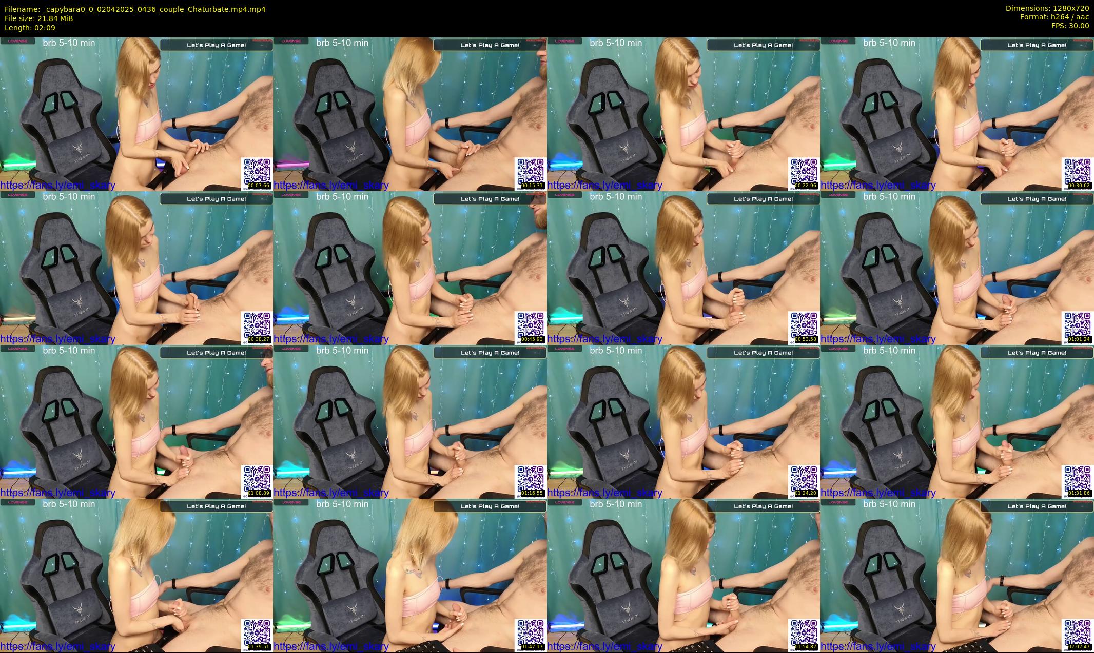 _capybara0_0 — 3 minute Chaturbate couple cam show recording, 720p, Apr 2, 2025