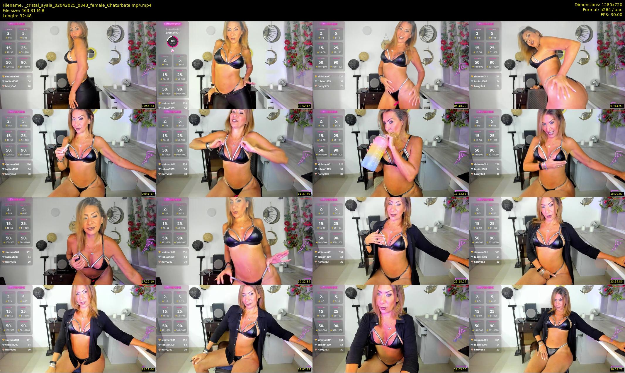 _cristal_ayala — 33 minute Chaturbate female cam show recording, 720p, Apr 2, 2025