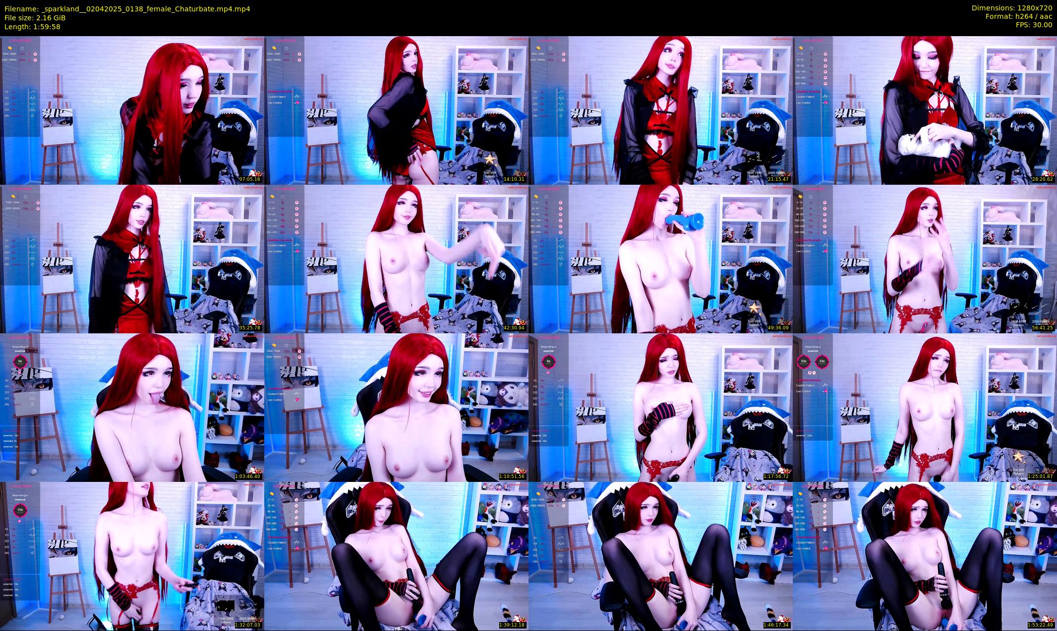 _sparkland_ — 120 minute Chaturbate female cam show recording, 720p, Apr 2, 2025