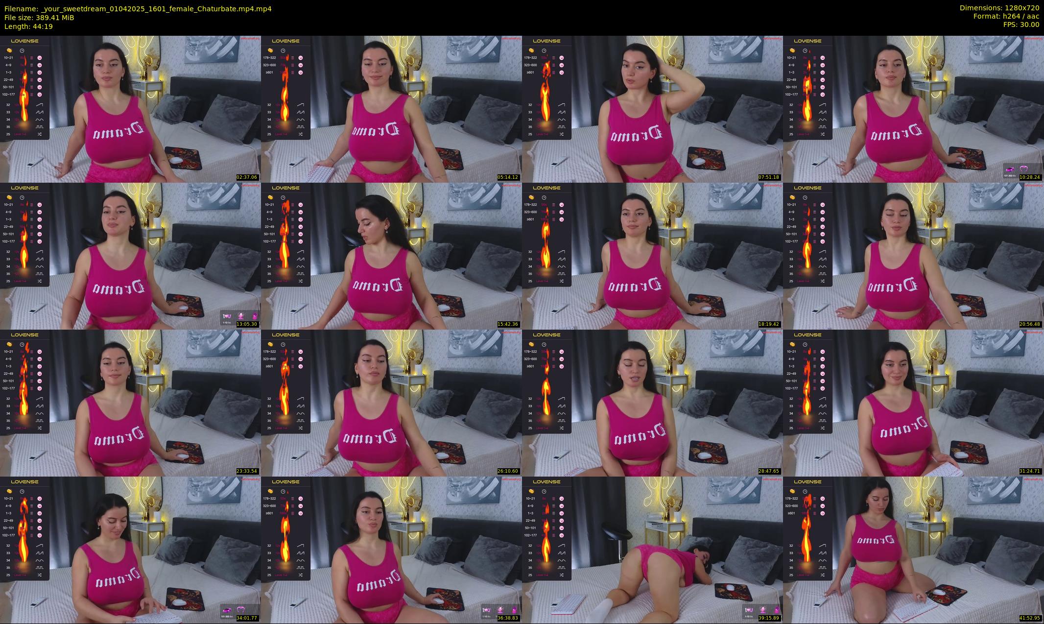 _your_sweetdream — 45 minute Chaturbate female cam show recording, 720p, Apr 1, 2025