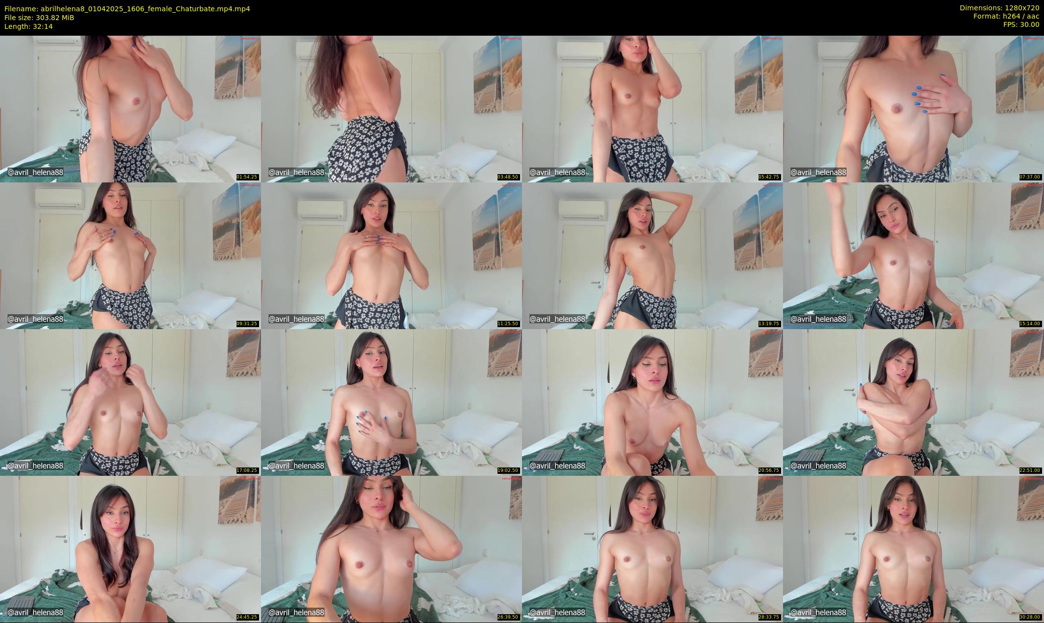 abrilhelena8 — 33 minute Chaturbate female cam show recording, 720p, Apr 1, 2025