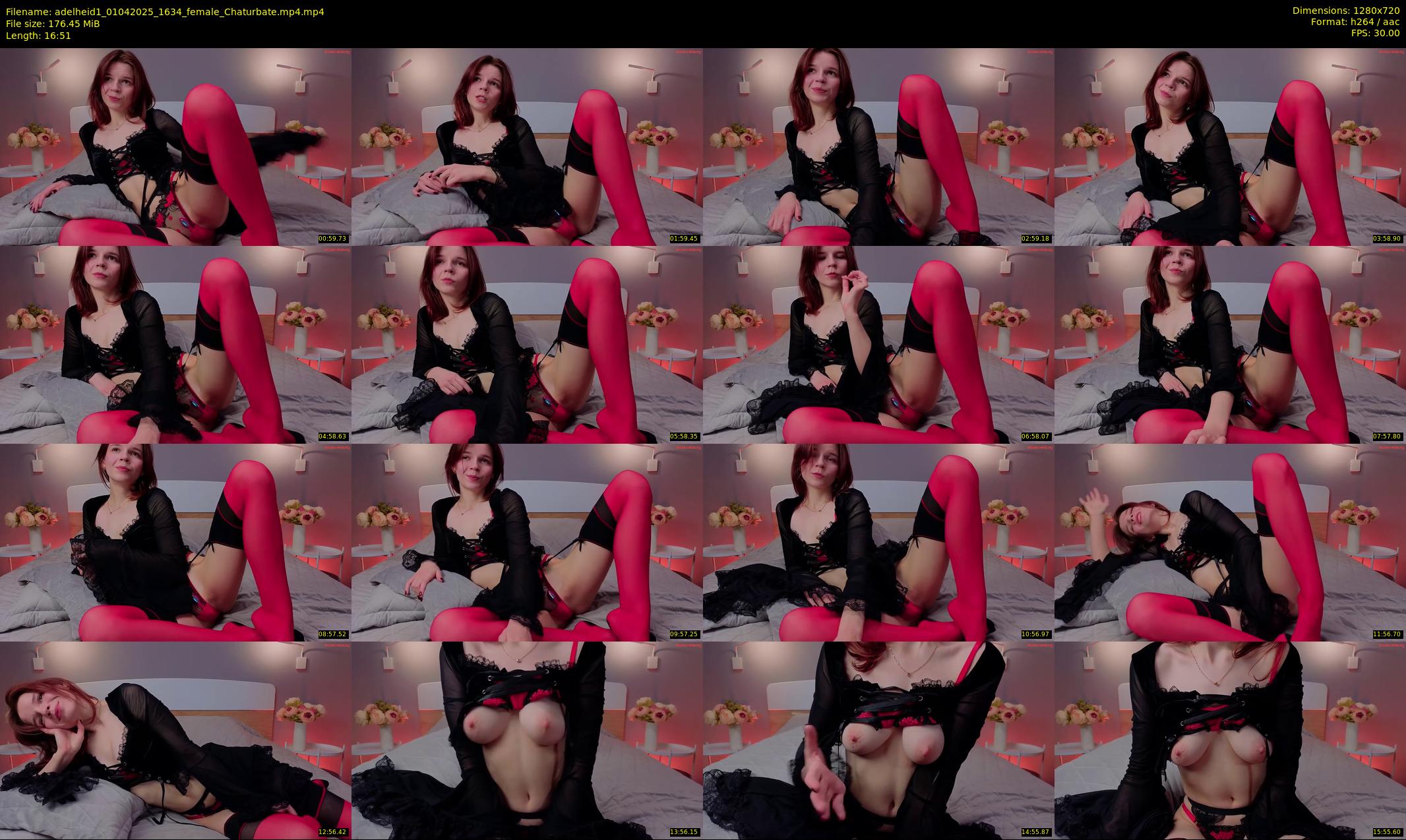 adelheid1 — 17 minute Chaturbate female cam show recording, 720p, Apr 1, 2025