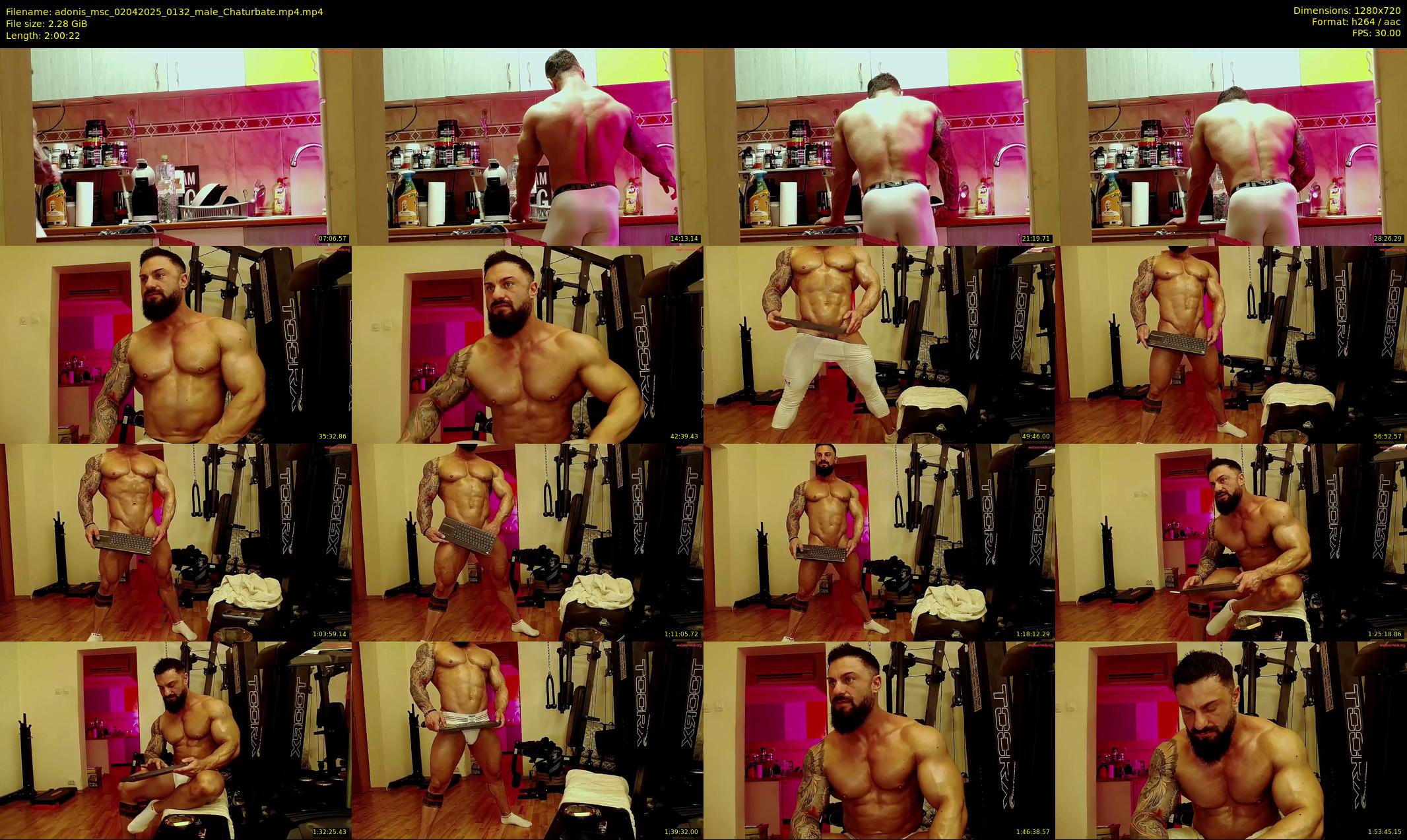 adonis_msc — 121 minute Chaturbate male cam show recording, 720p, Apr 2, 2025