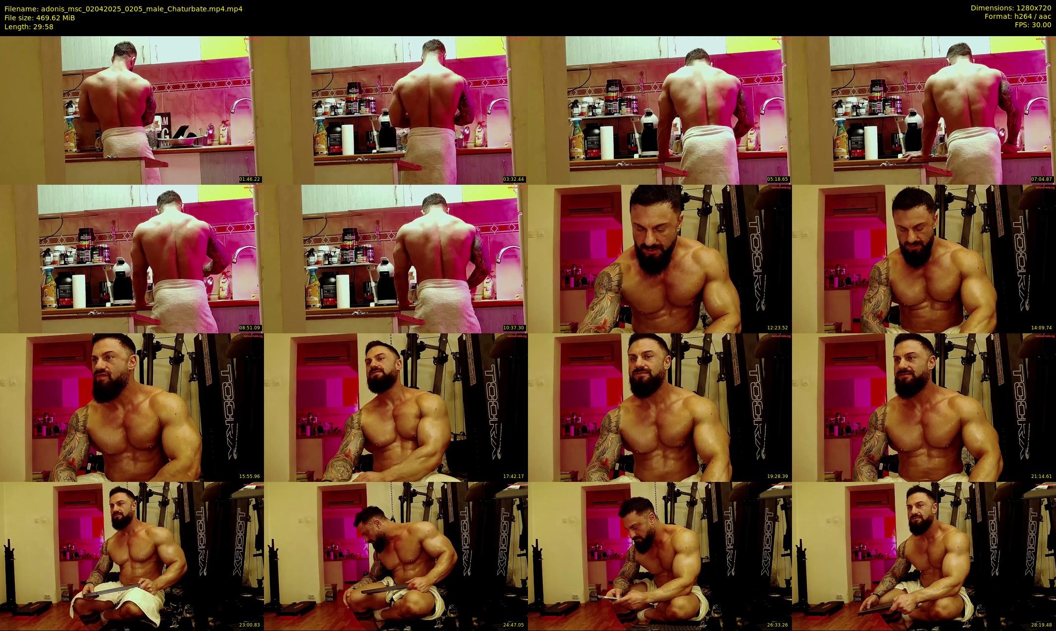 adonis_msc — 30 minute Chaturbate male cam show recording, 720p, Apr 2, 2025