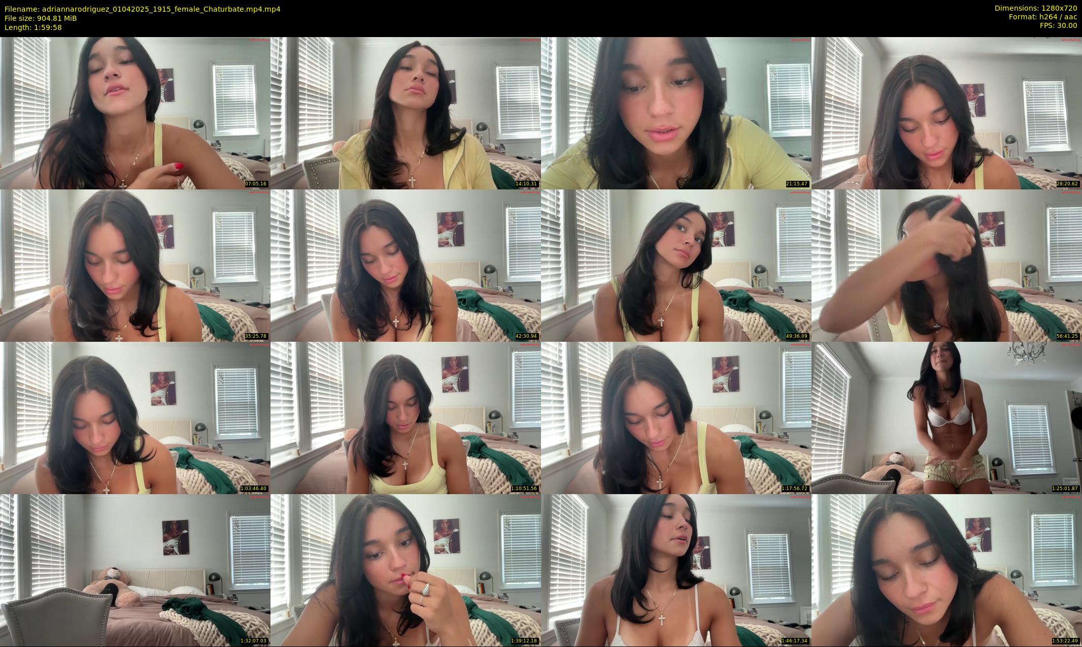 adriannarodriguez — 120 minute Chaturbate female cam show recording, 720p, Apr 1, 2025