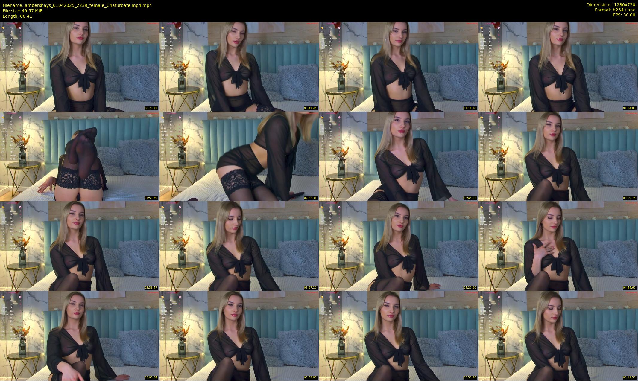 ambershays — 7 minute Chaturbate female cam show recording, 720p, Apr 1, 2025