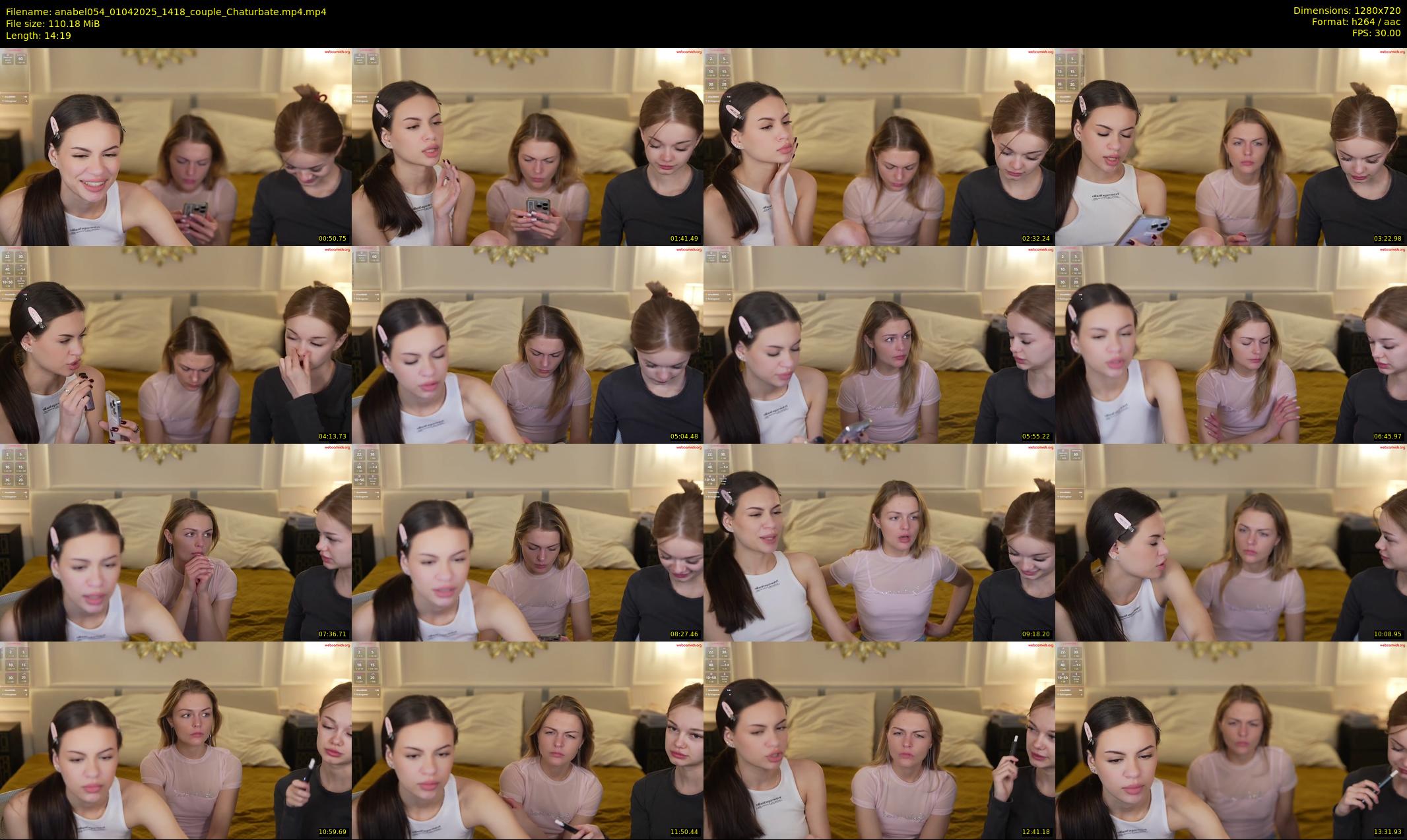 anabel054 — 15 minute Chaturbate female cam show recording, 720p, Apr 1, 2025