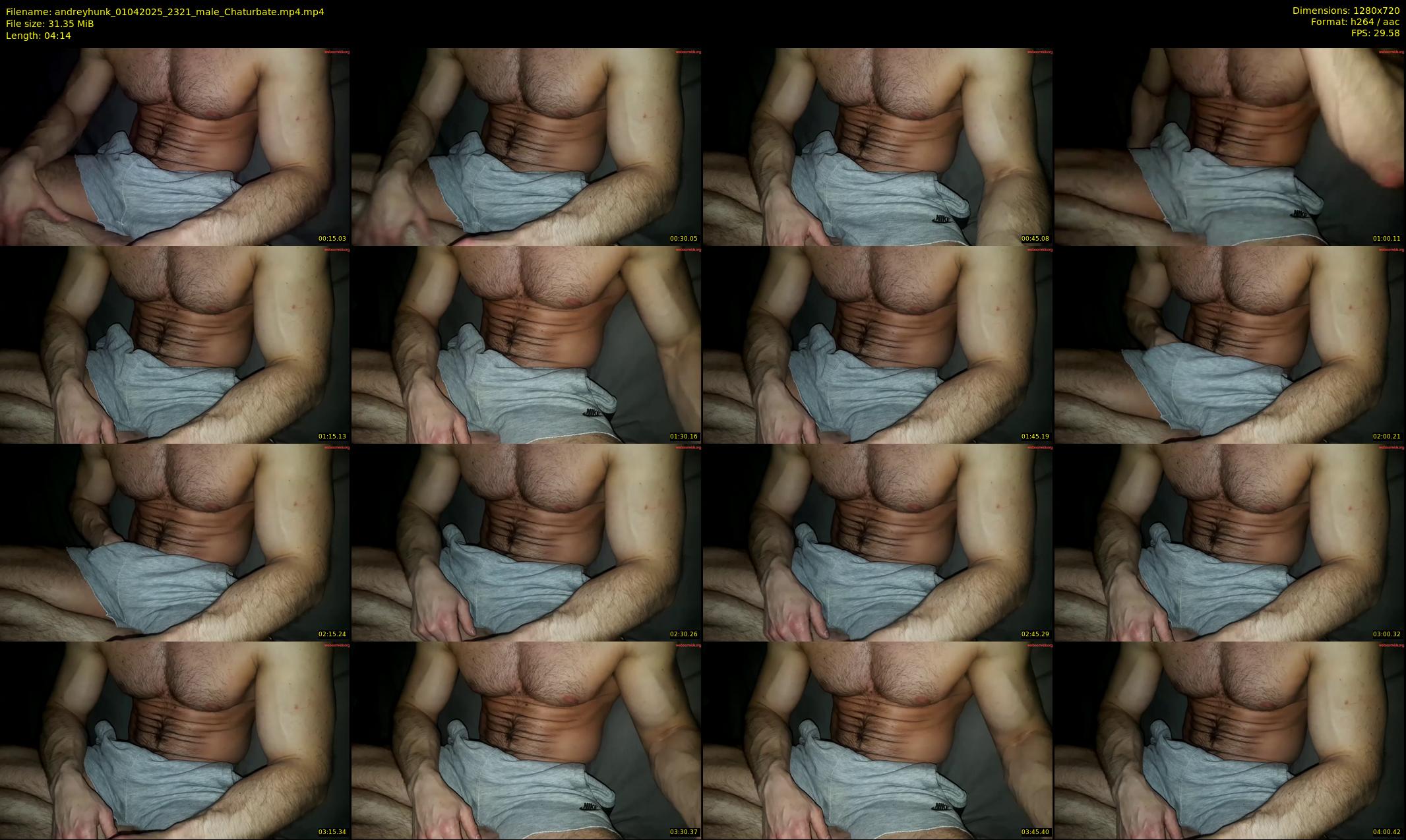 andreyhunk — 5 minute Chaturbate male cam show recording, 720p, Apr 1, 2025