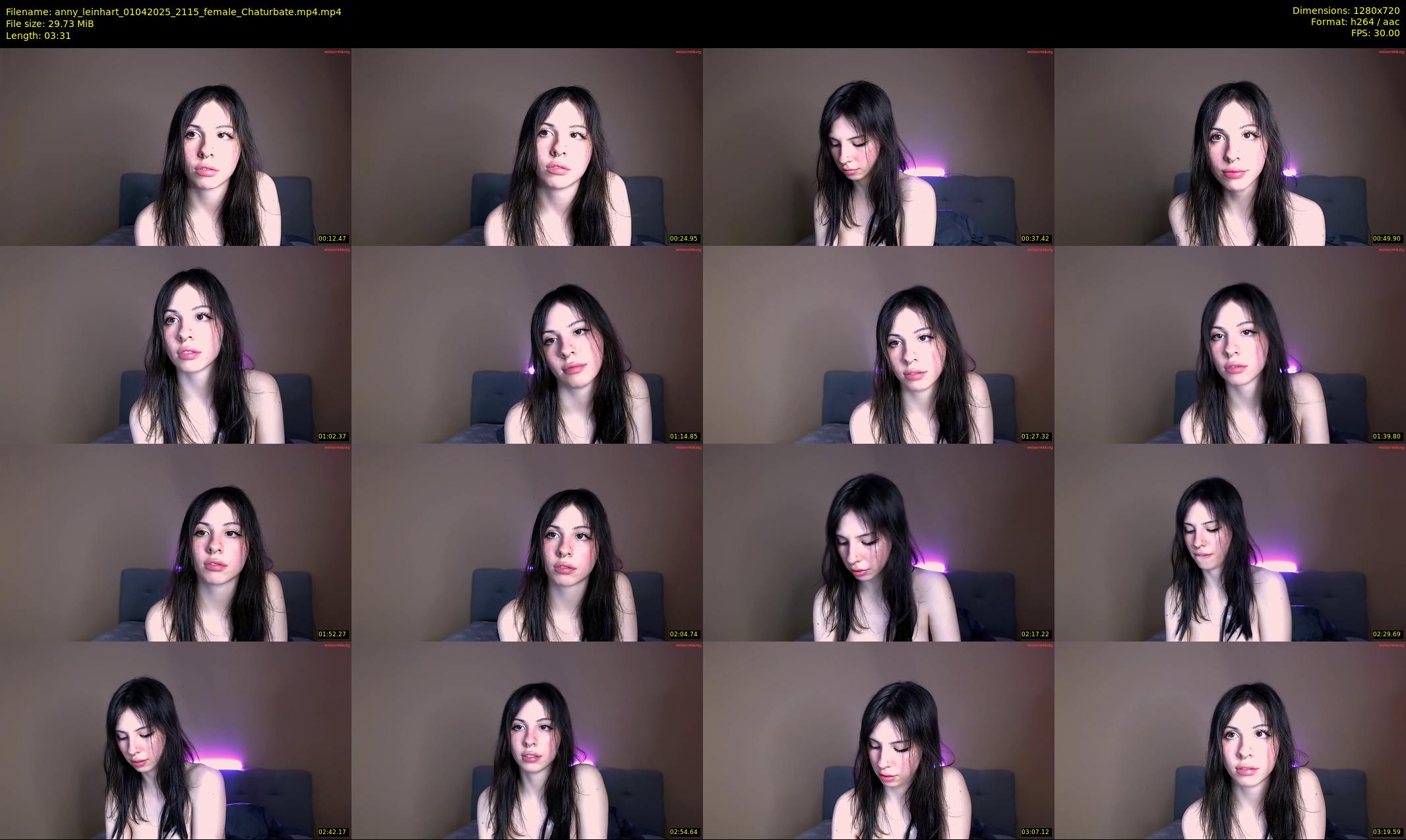 anny_leinhart — 4 minute Chaturbate female cam show recording, 720p, Apr 1, 2025
