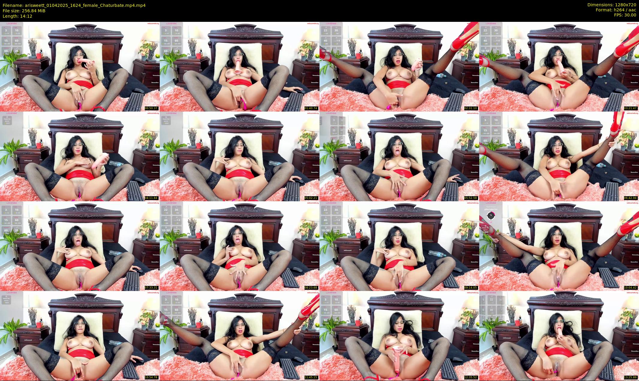 arisweett — 15 minute Chaturbate female cam show recording, 720p, Apr 1, 2025